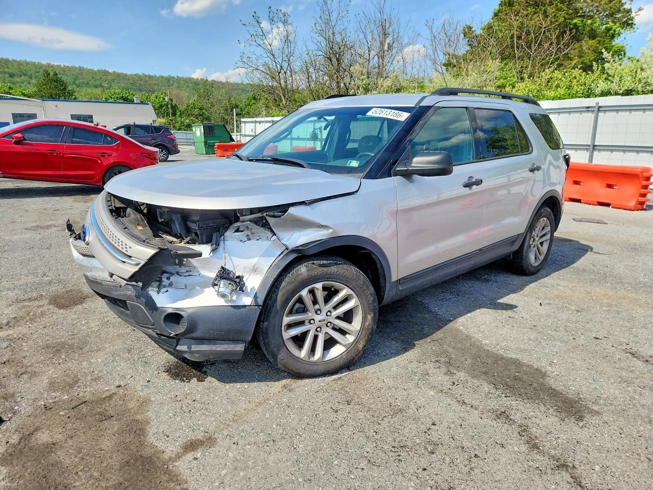 2015 Ford Explorer Silver vin: 1FM5K7B81FGA11872