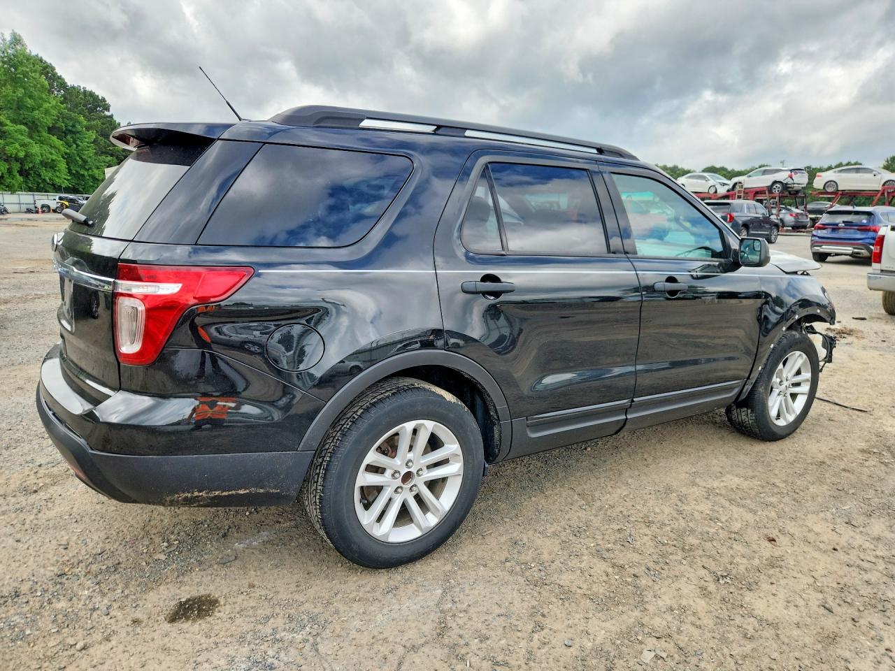 2015 Ford Explorer Black vin: 1FM5K7B81FGA76348
