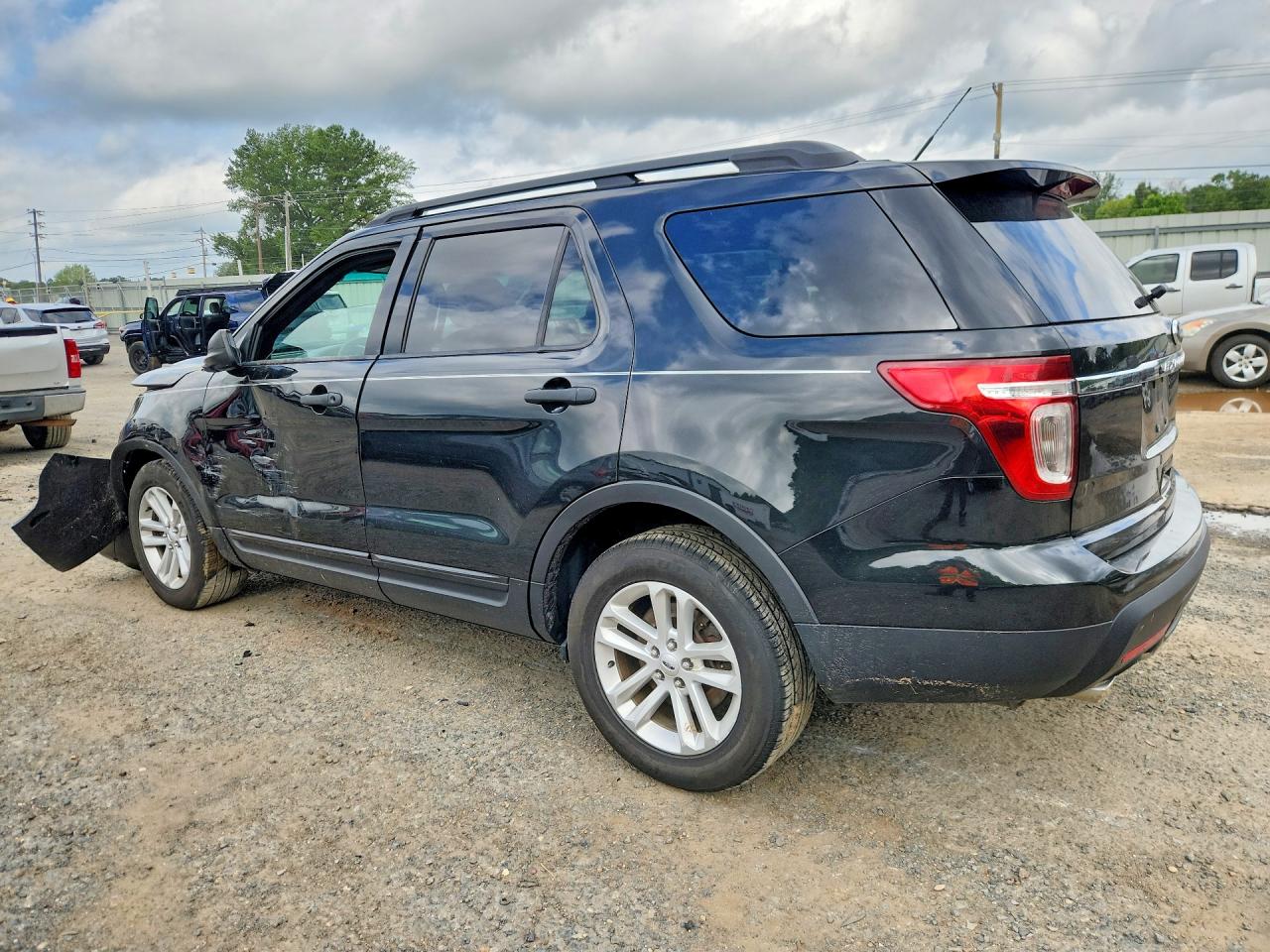 2015 Ford Explorer Black vin: 1FM5K7B81FGA76348