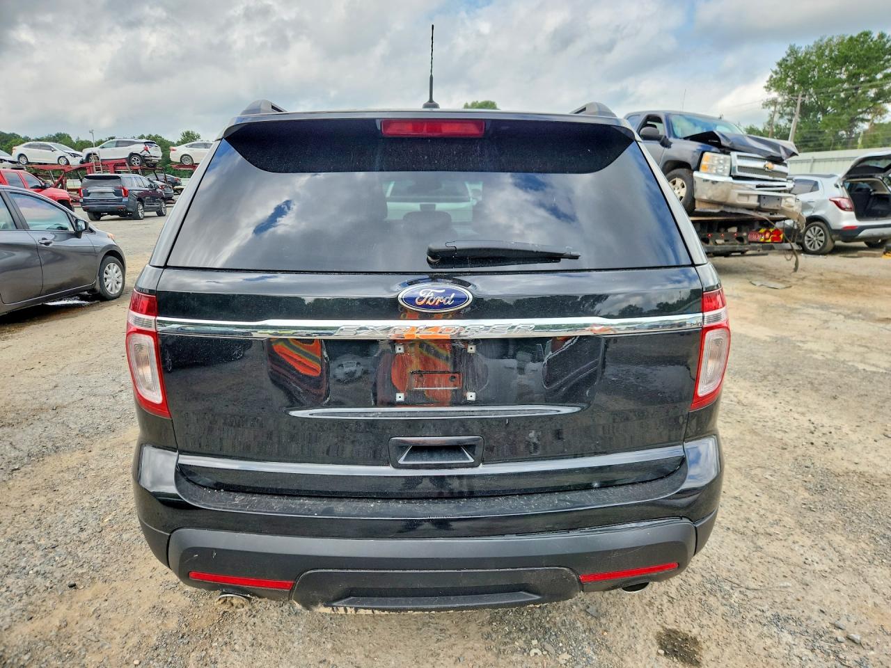 2015 Ford Explorer Black vin: 1FM5K7B81FGA76348