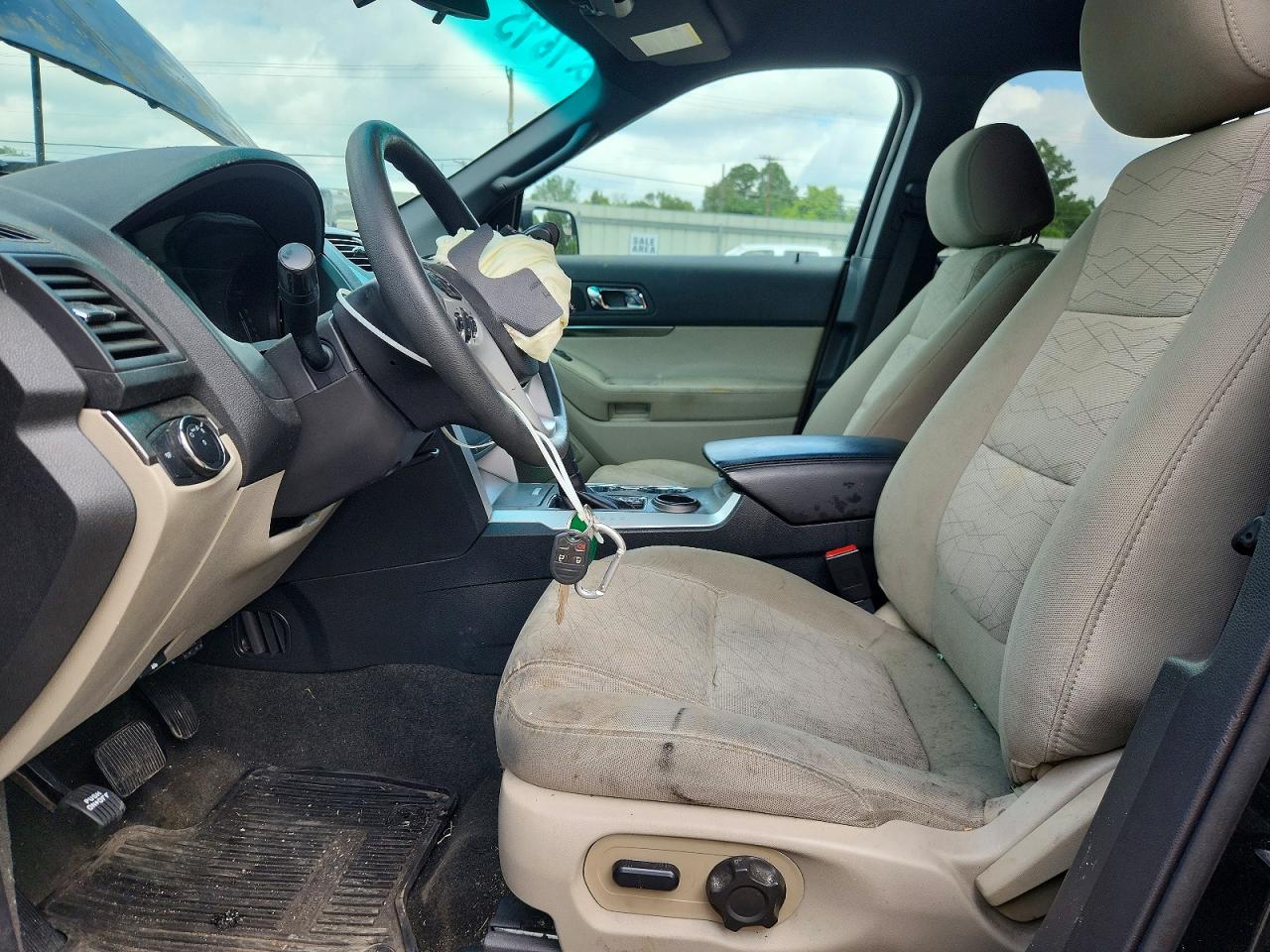 2015 Ford Explorer Black vin: 1FM5K7B81FGA76348