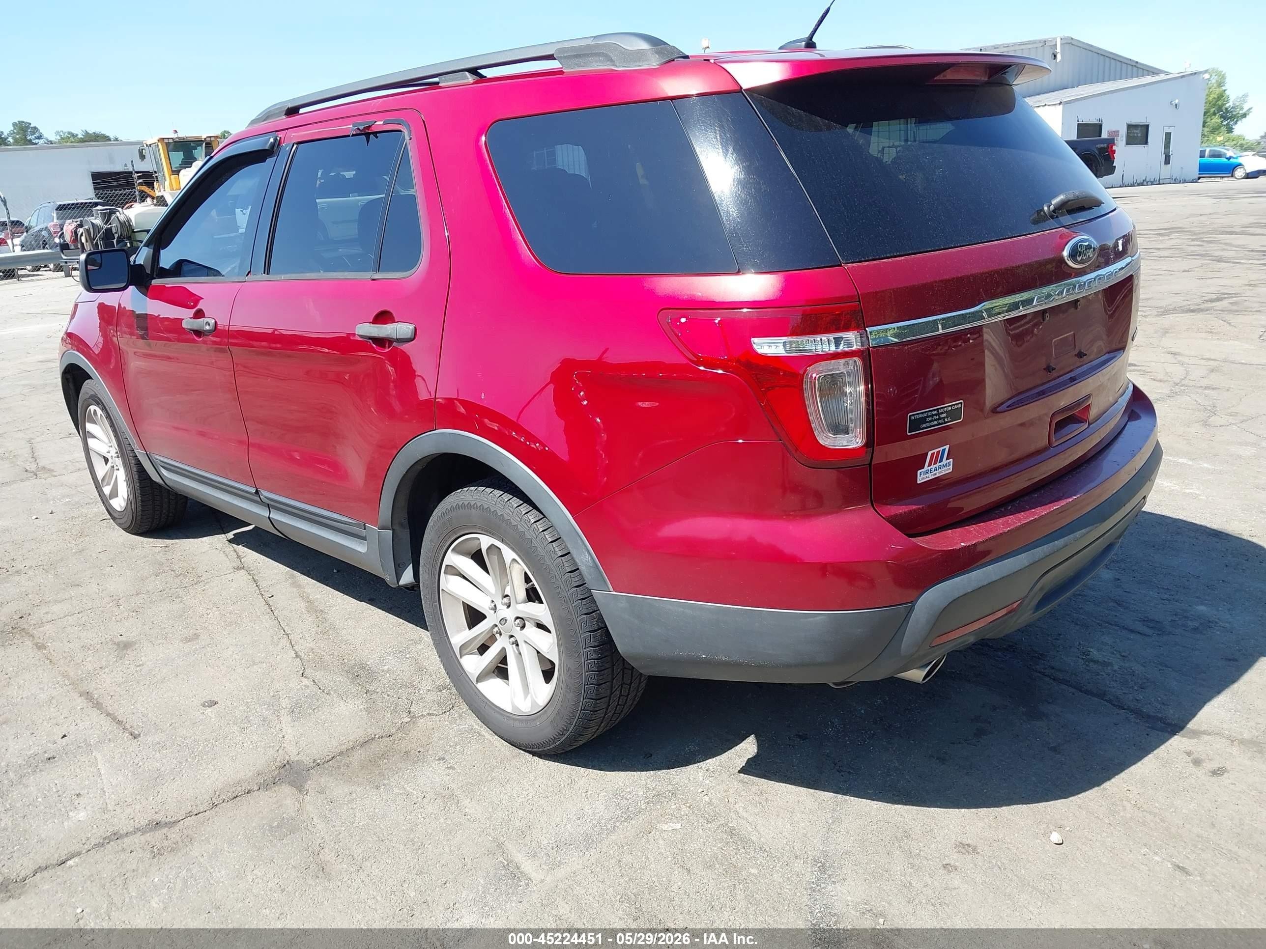 2015 Ford Explorer Red vin: 1FM5K7B81FGC45140