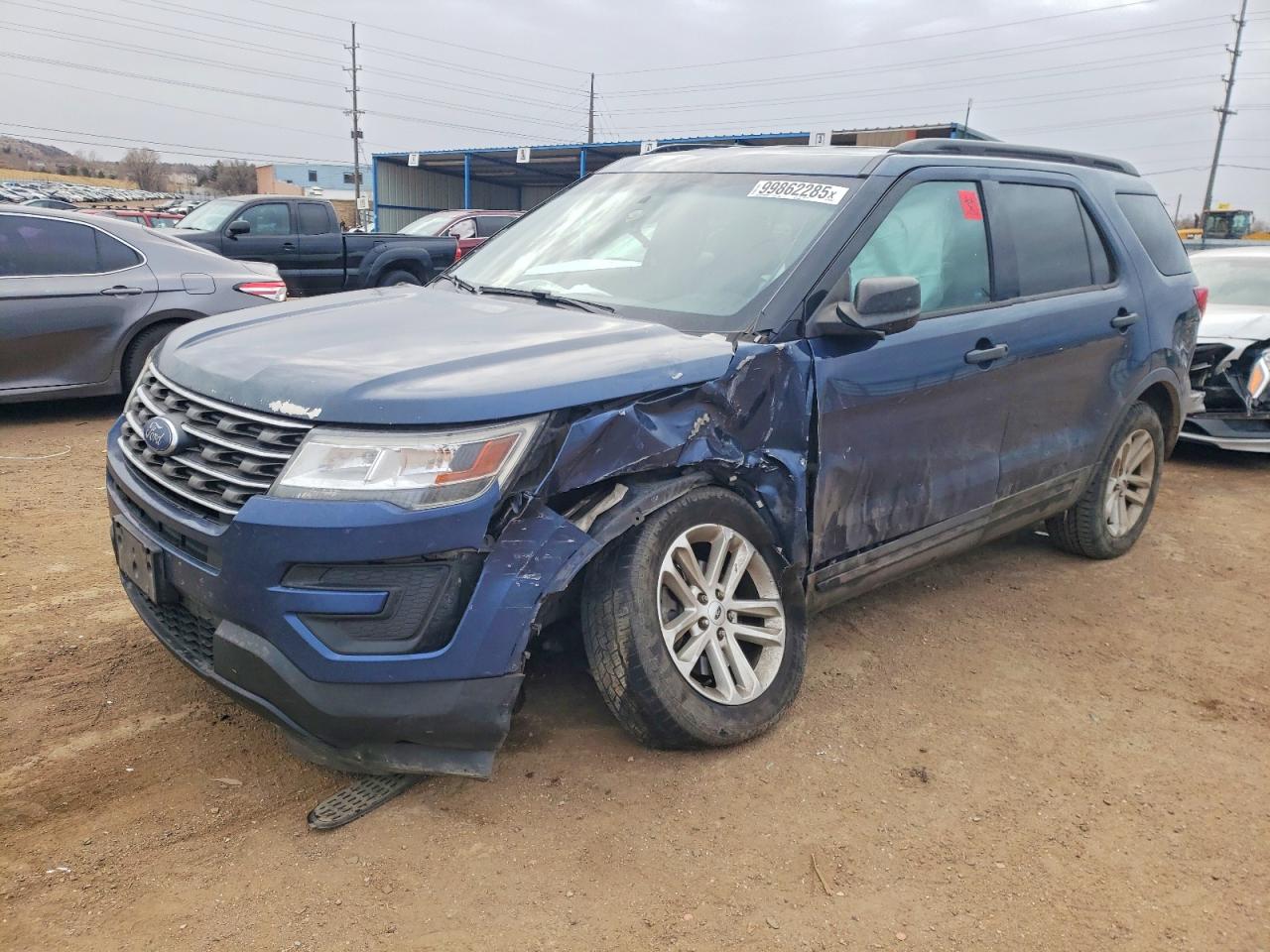 2017 Ford Explorer Blue vin: 1FM5K7B81HGC84006