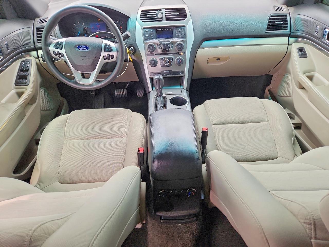 2013 Ford Explorer White vin: 1FM5K7B82DGA55540