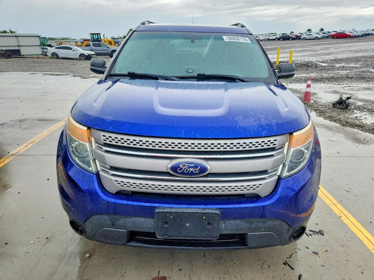 2013 Ford Explorer Blue vin: 1FM5K7B82DGB99119