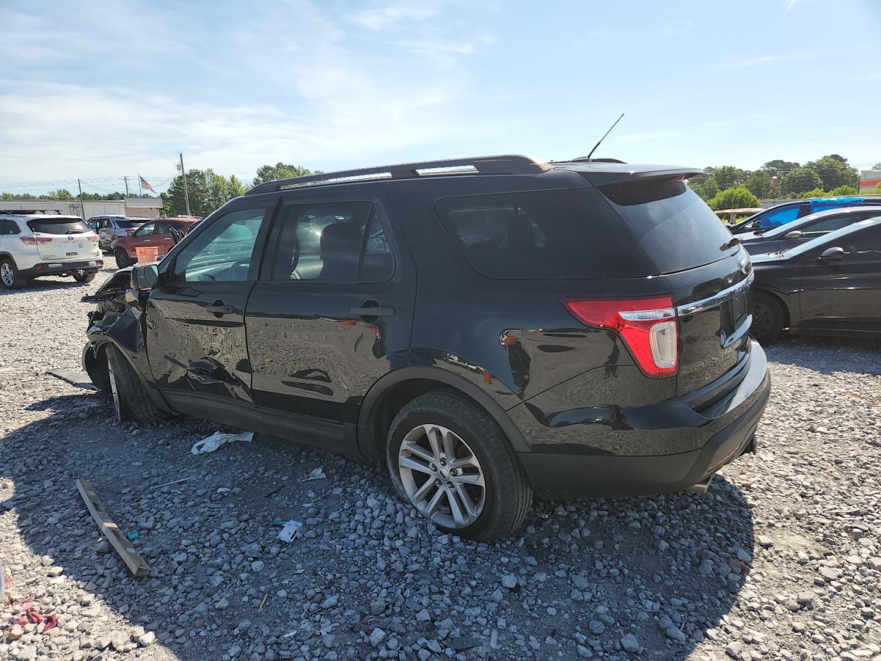2014 Ford Explorer Black vin: 1FM5K7B82EGA07280