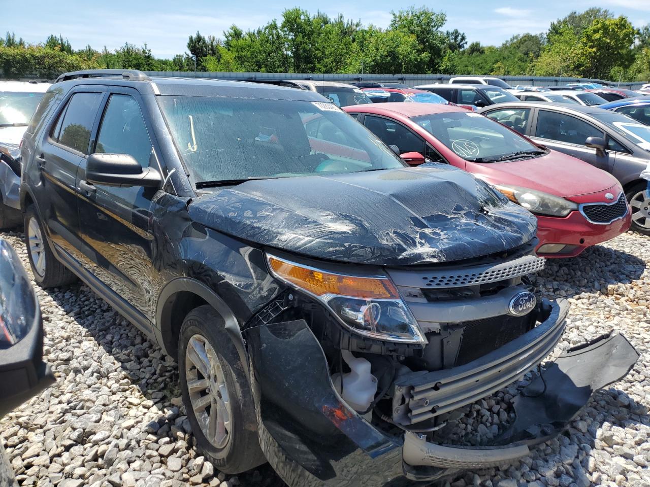 2014 Ford Explorer Black vin: 1FM5K7B82EGA07280