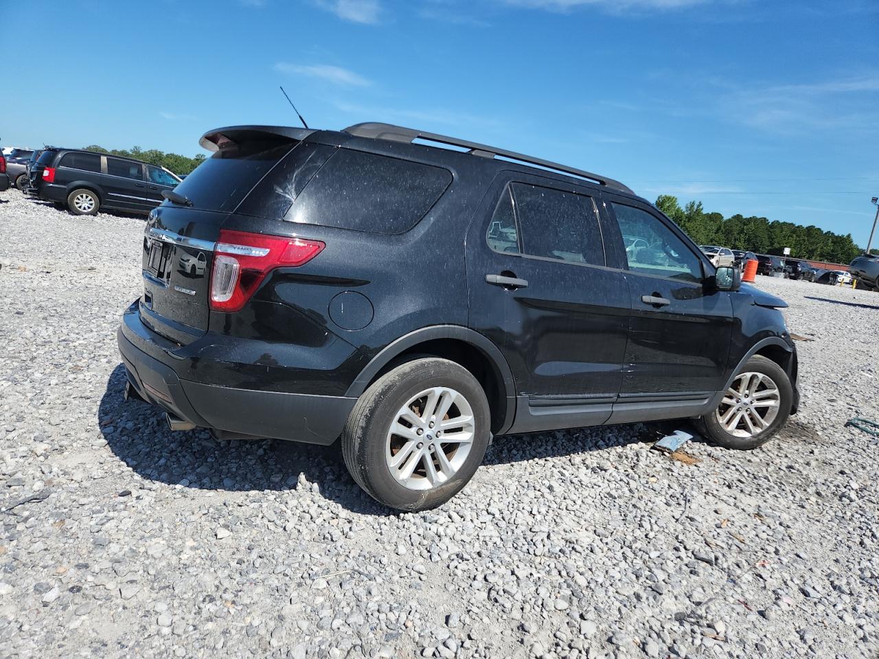 2014 Ford Explorer Black vin: 1FM5K7B82EGA07280