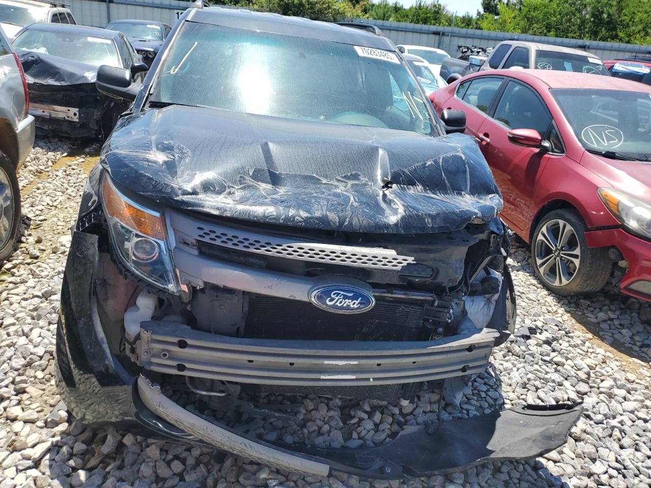 2014 Ford Explorer Black vin: 1FM5K7B82EGA07280