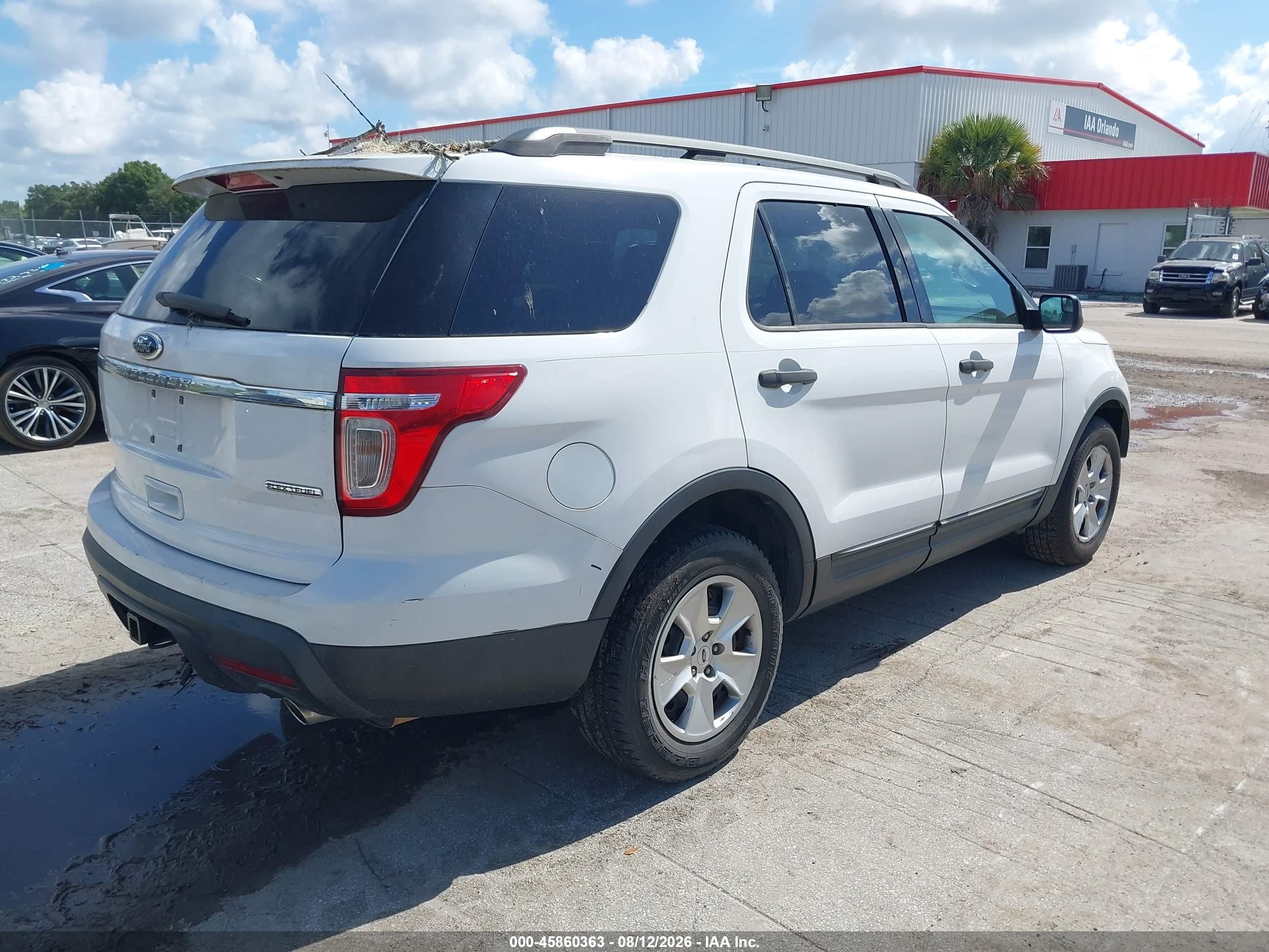 2014 Ford Explorer   White vin: 1FM5K7B82EGA53076