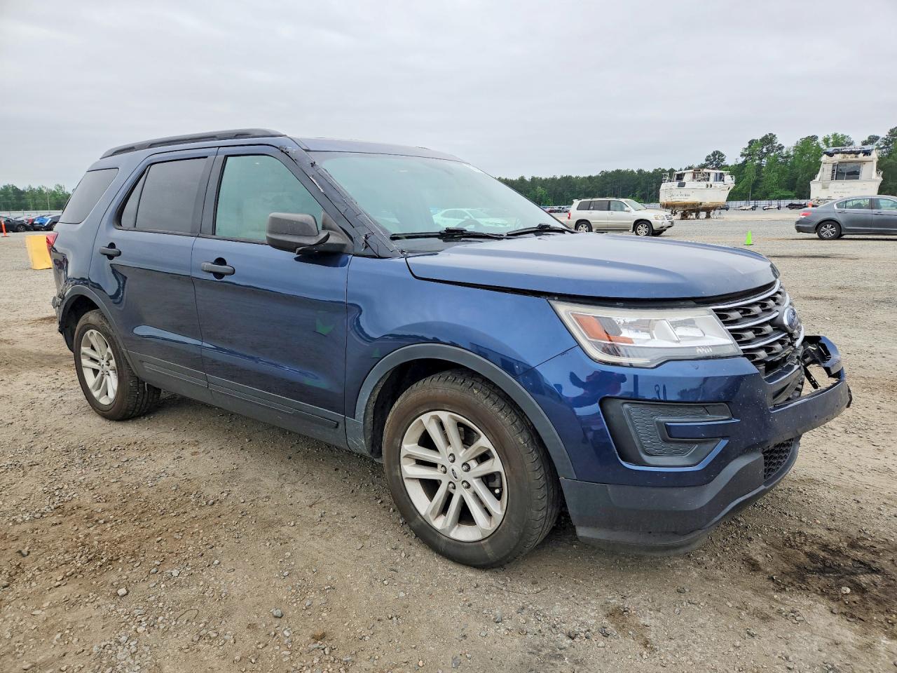 2017 Ford Explorer Blue vin: 1FM5K7B82HGE29442