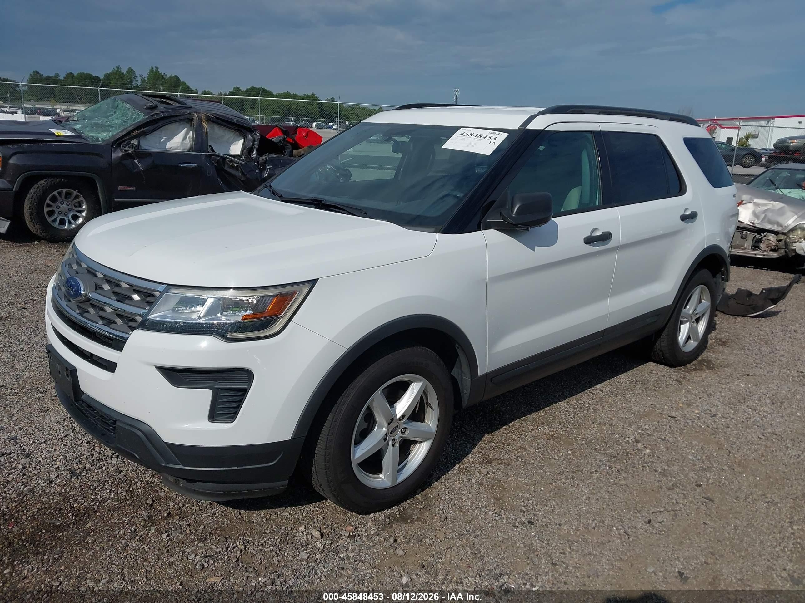 2018 Ford Explorer   Белый vin: 1FM5K7B82JGB09379