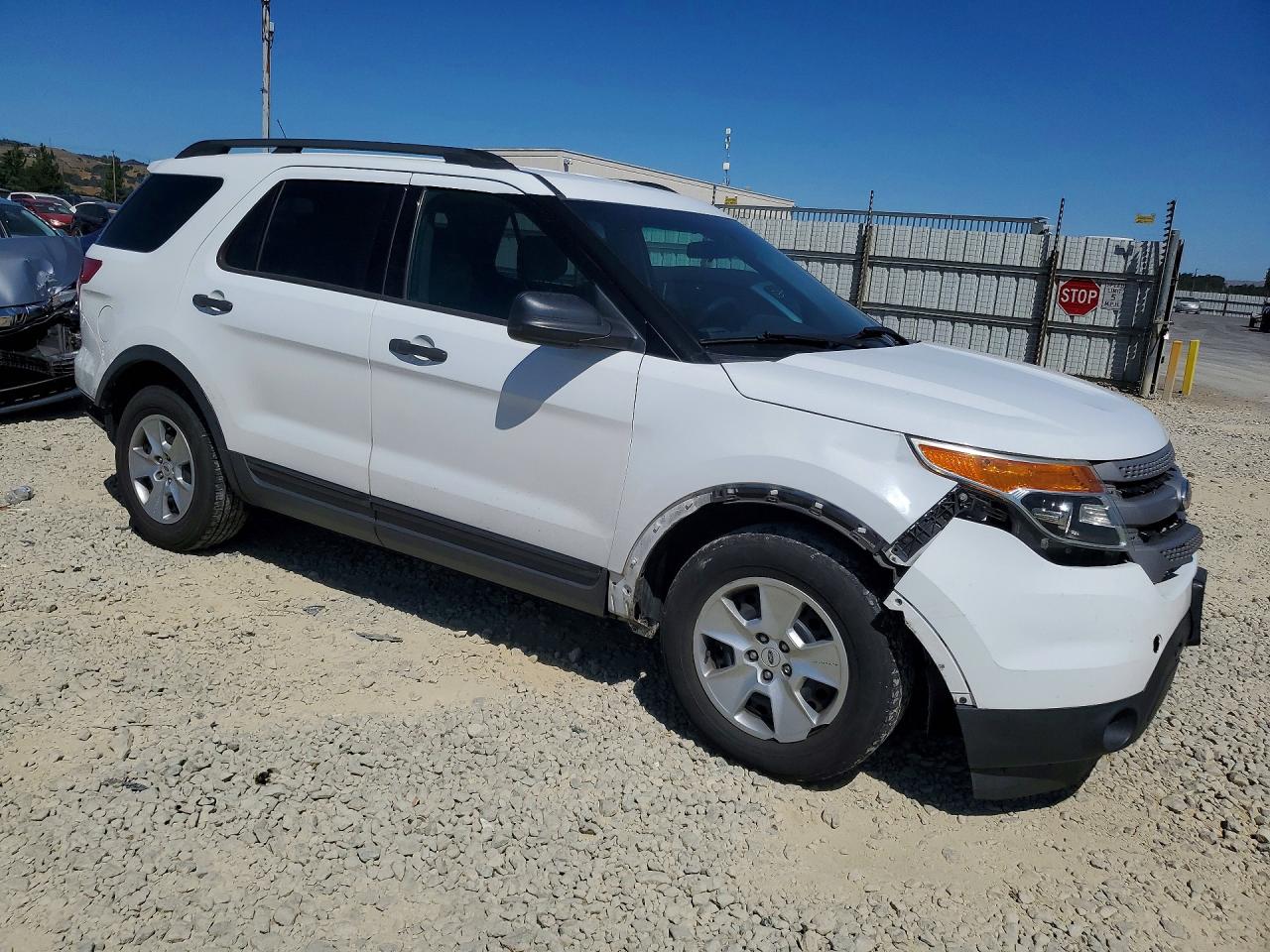 2013 Ford Explorer White vin: 1FM5K7B83DGA99496