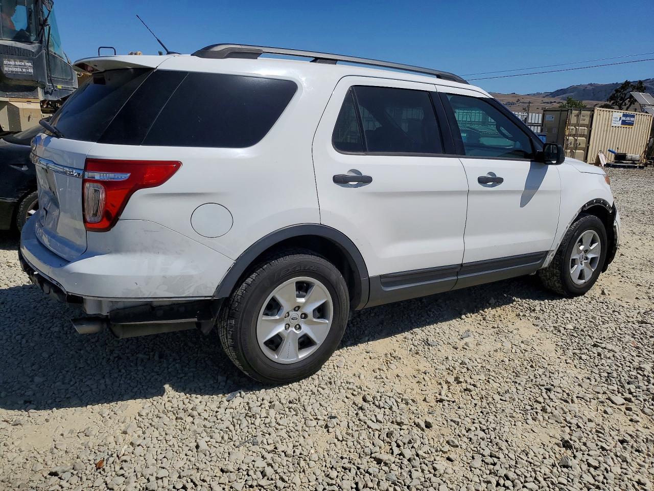 2013 Ford Explorer White vin: 1FM5K7B83DGA99496