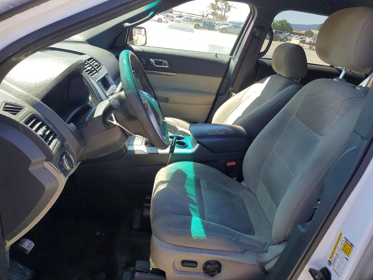 2013 Ford Explorer White vin: 1FM5K7B83DGA99496