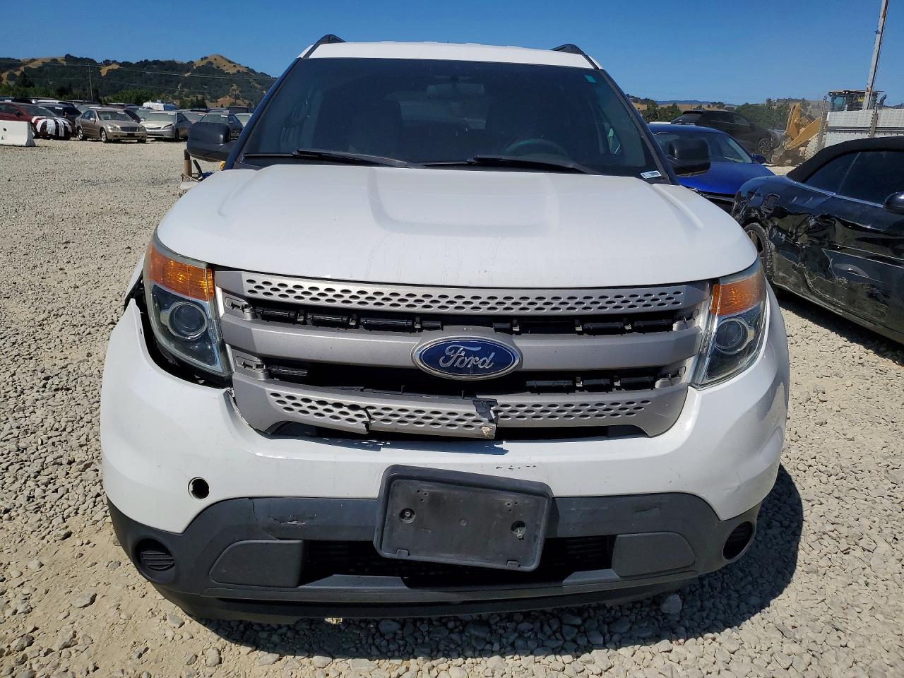 2013 Ford Explorer White vin: 1FM5K7B83DGA99496