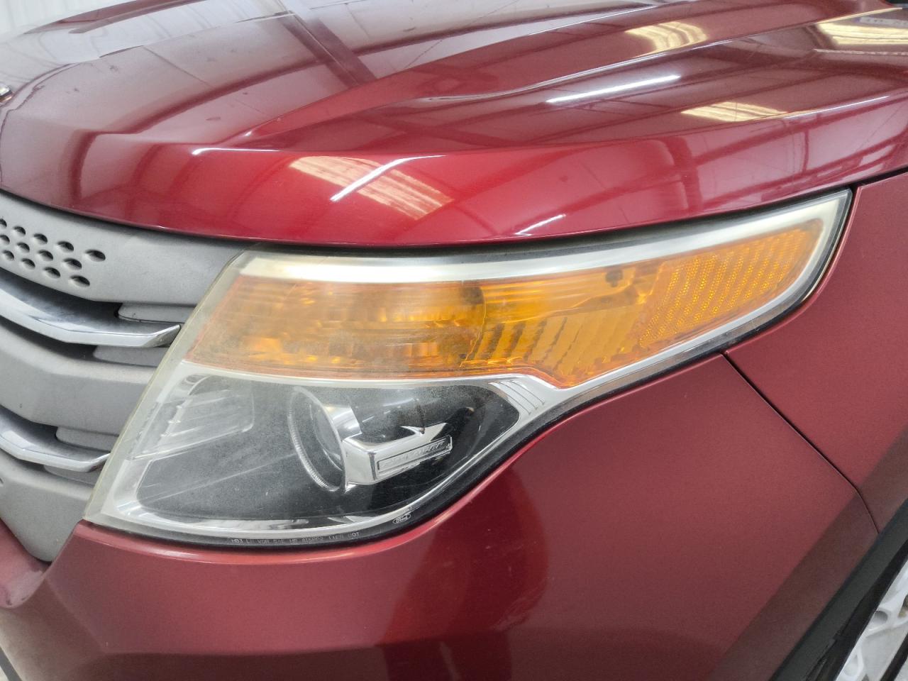 2013 Ford Explorer Красный vin: 1FM5K7B83DGC60364 Damage: Left Head Lamp, Faded, Repair Required