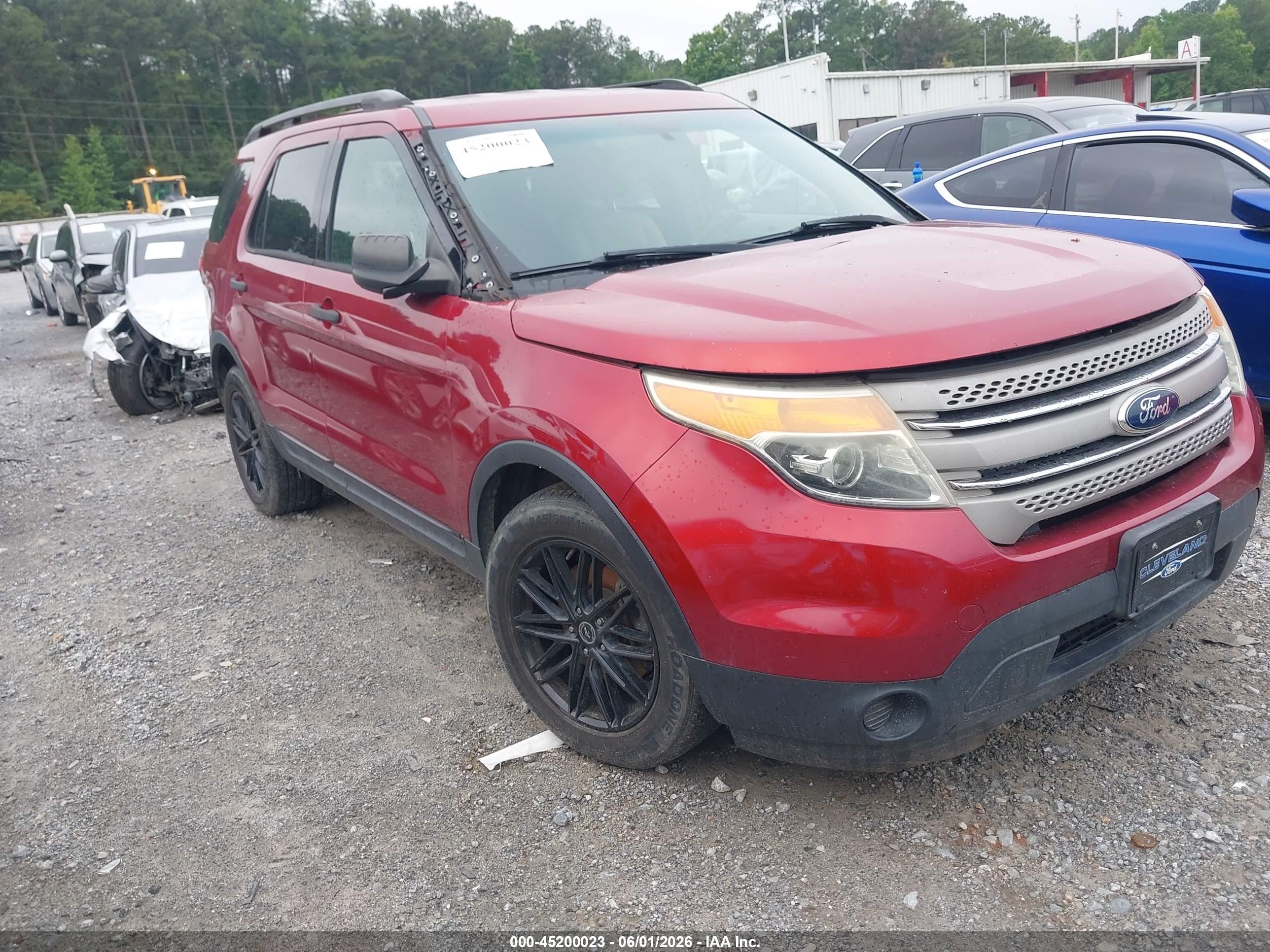 2015 Ford Explorer   Red vin: 1FM5K7B83FGA51175