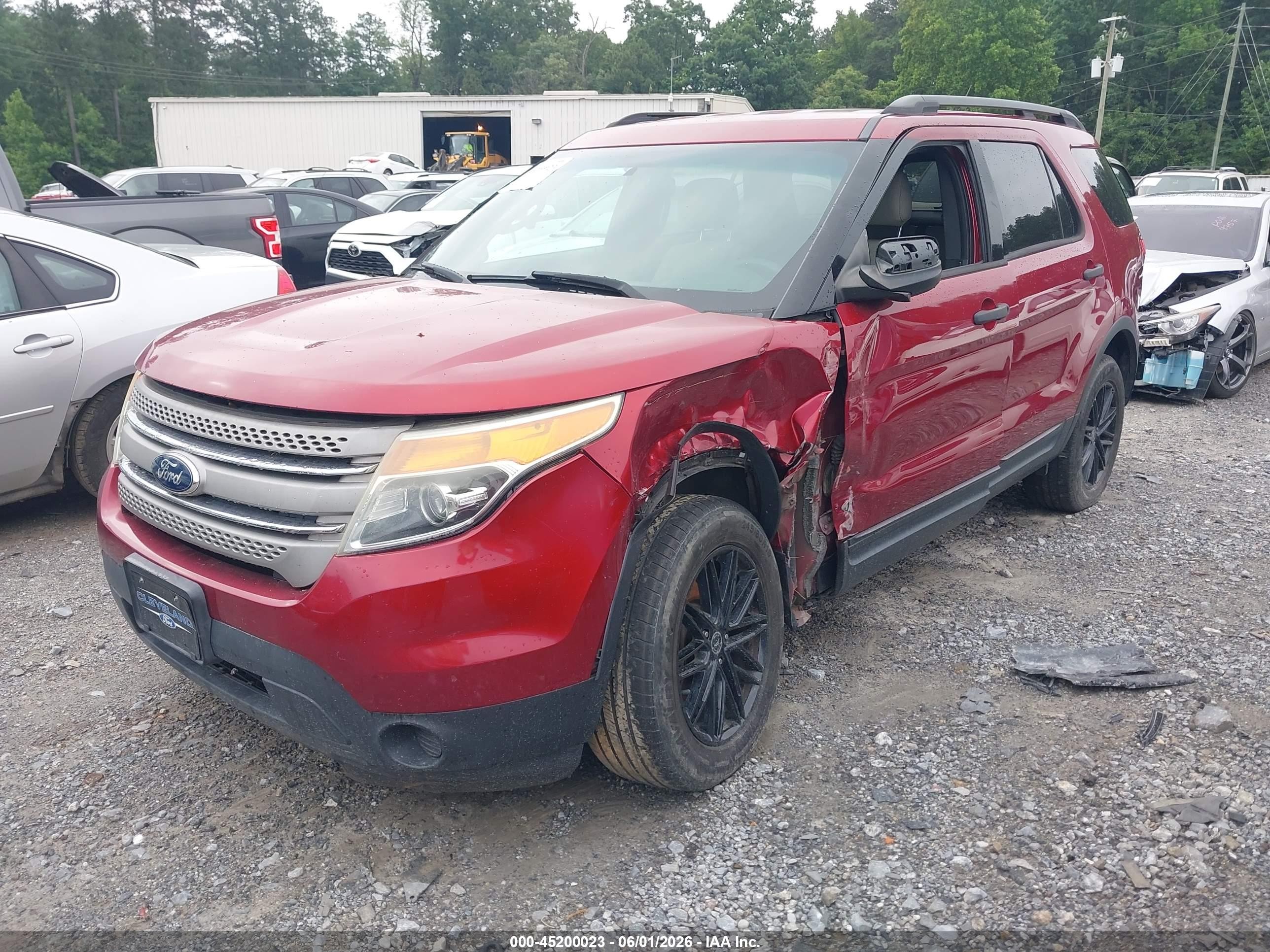 2015 Ford Explorer   Red vin: 1FM5K7B83FGA51175