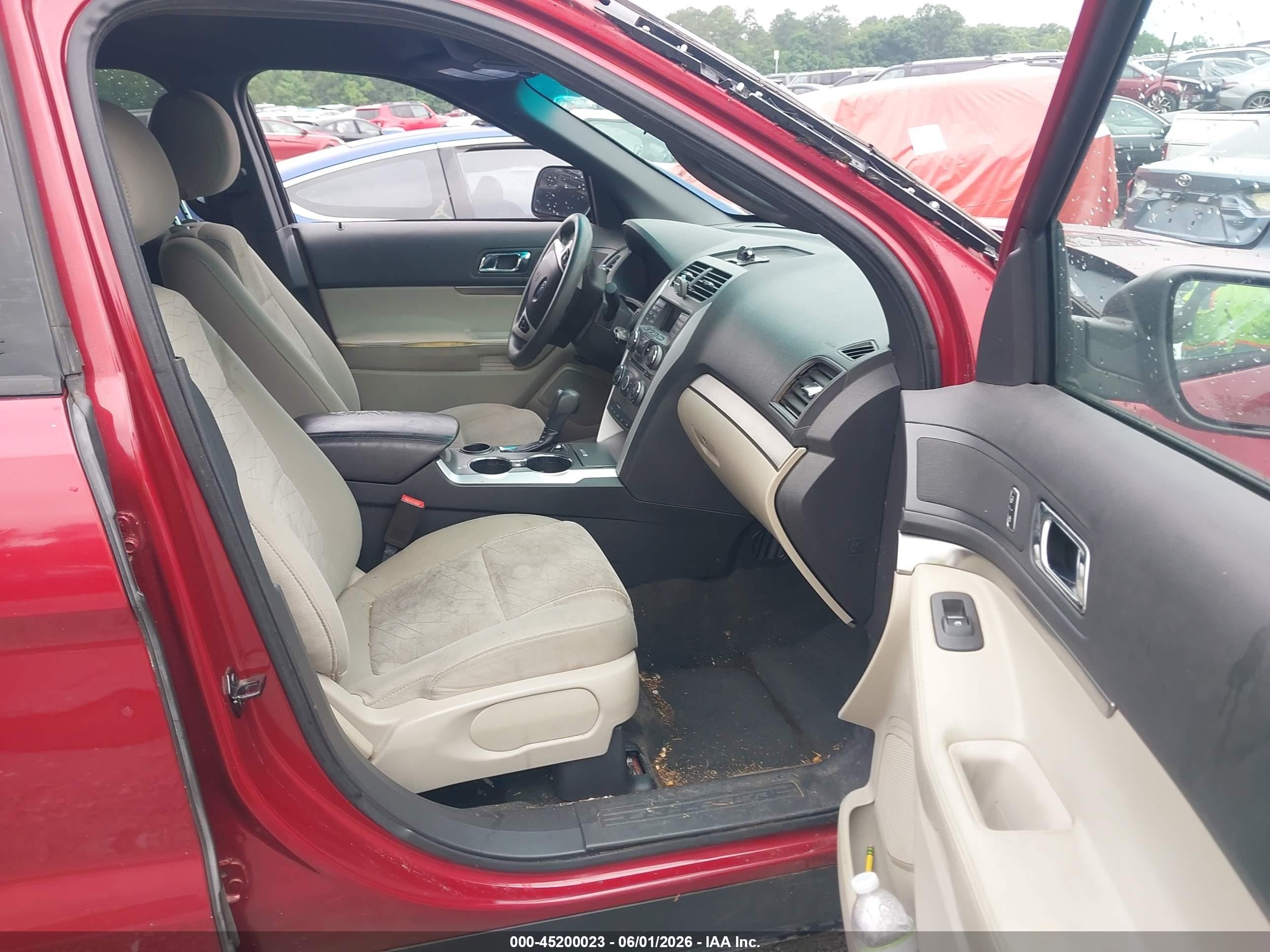 2015 Ford Explorer   Red vin: 1FM5K7B83FGA51175