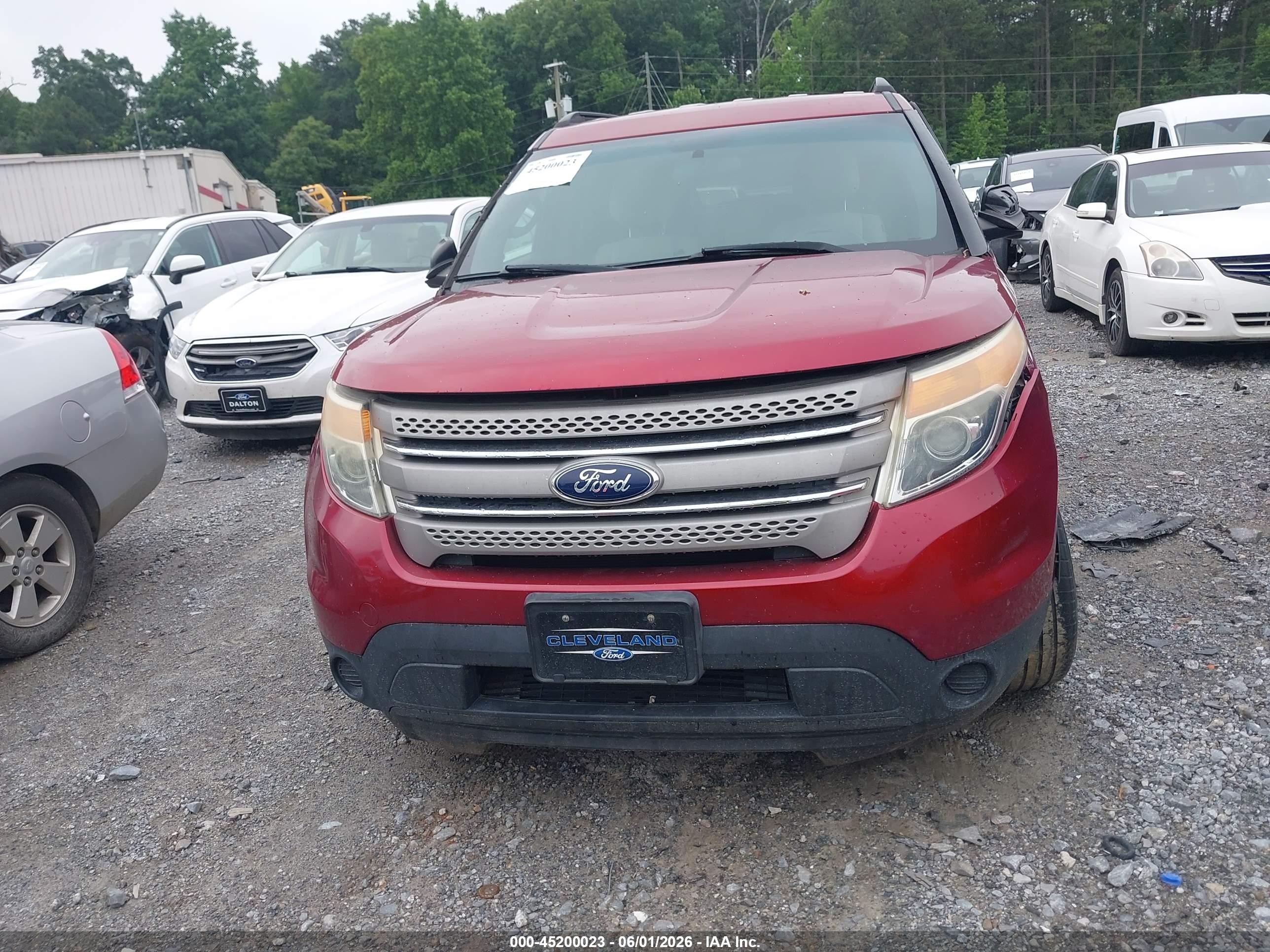 2015 Ford Explorer   Red vin: 1FM5K7B83FGA51175