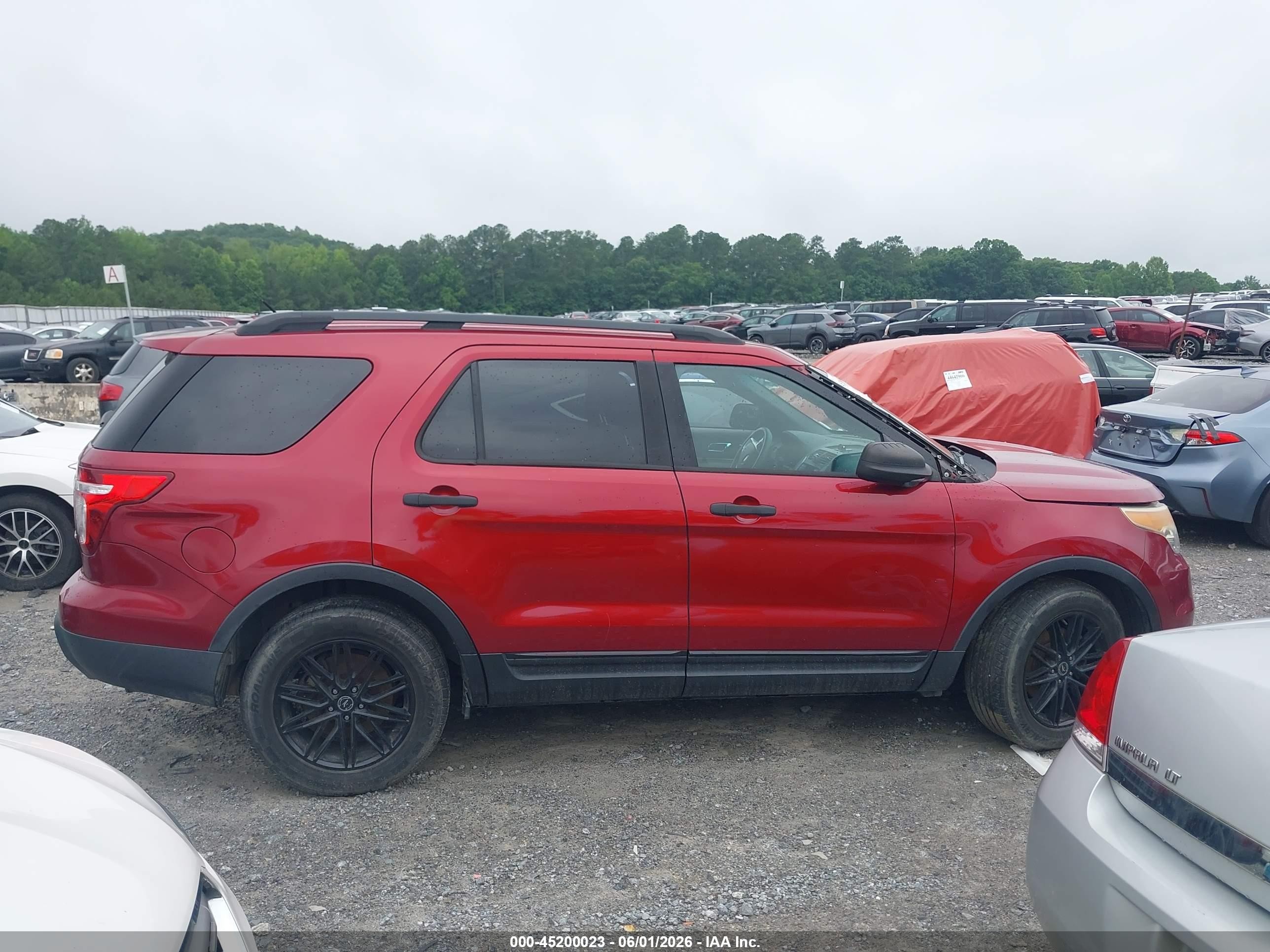 2015 Ford Explorer   Red vin: 1FM5K7B83FGA51175