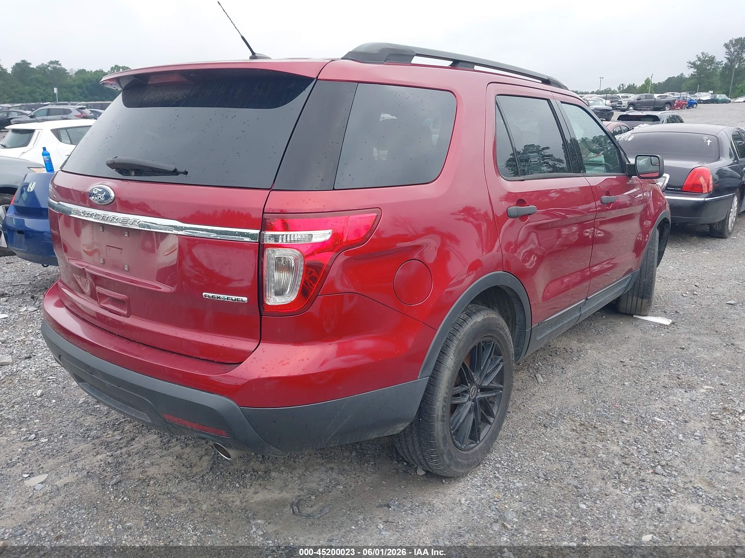 2015 Ford Explorer   Red vin: 1FM5K7B83FGA51175