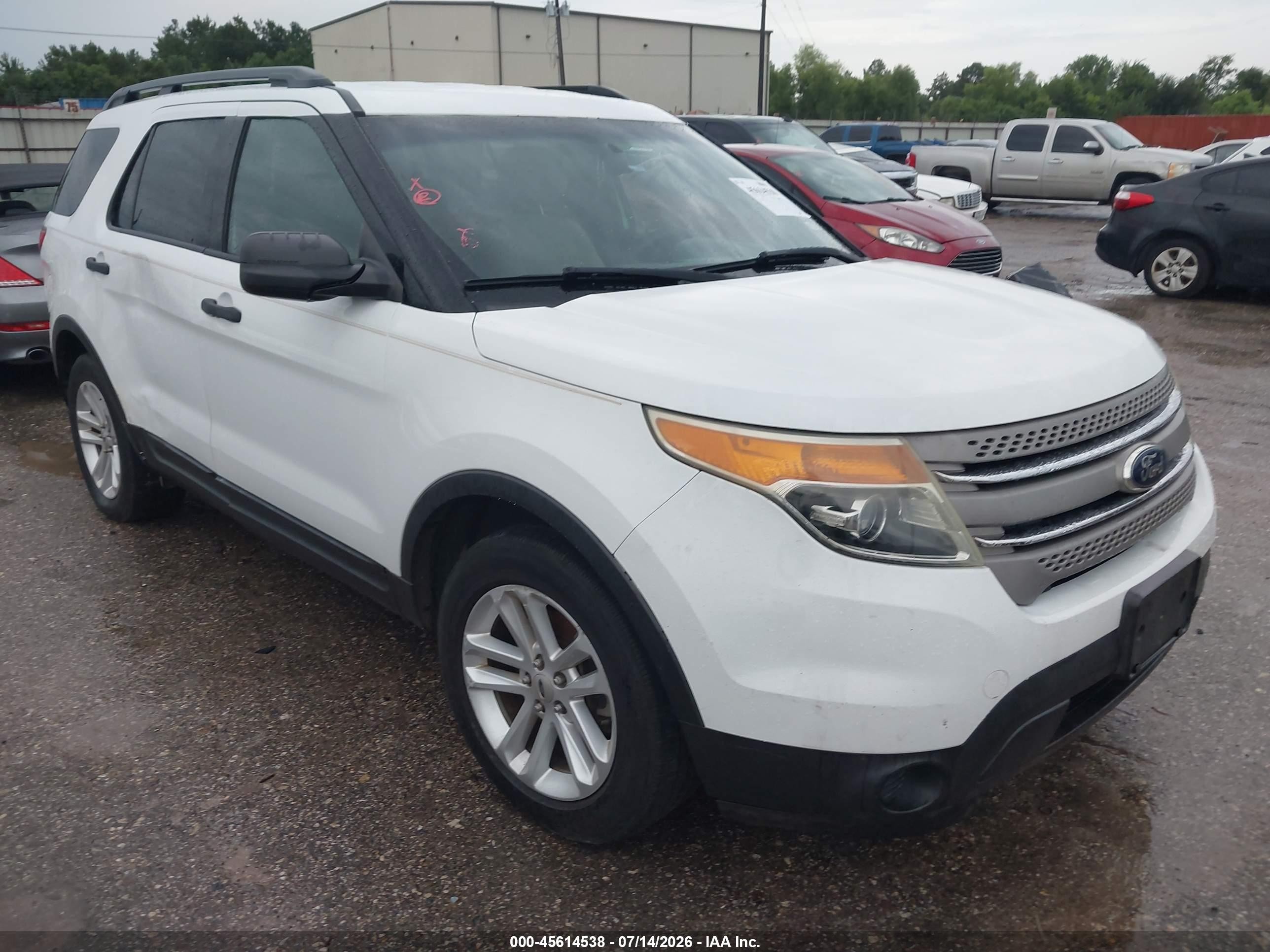 2015 Ford Explorer   White vin: 1FM5K7B83FGA51483