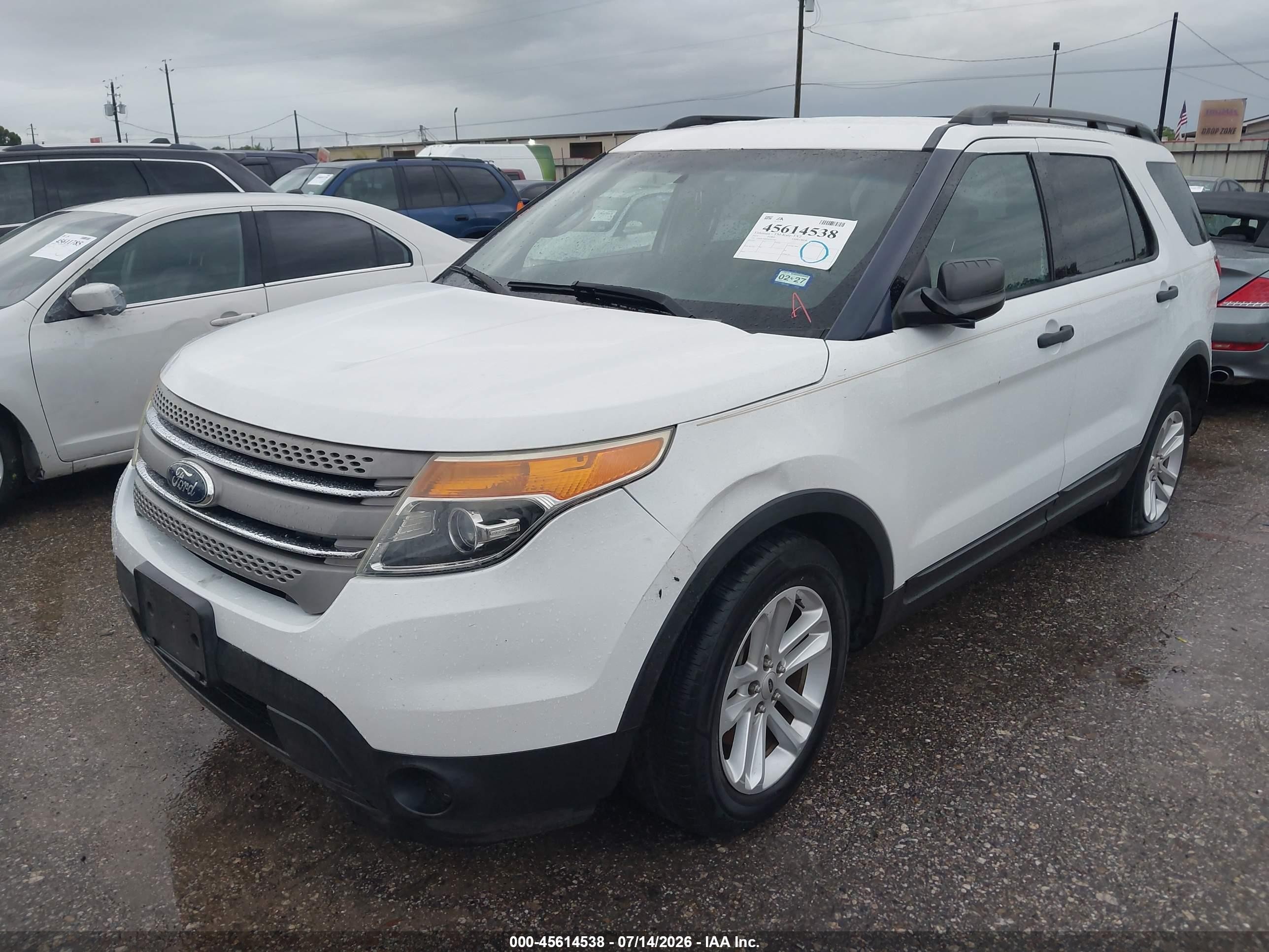 2015 Ford Explorer   White vin: 1FM5K7B83FGA51483