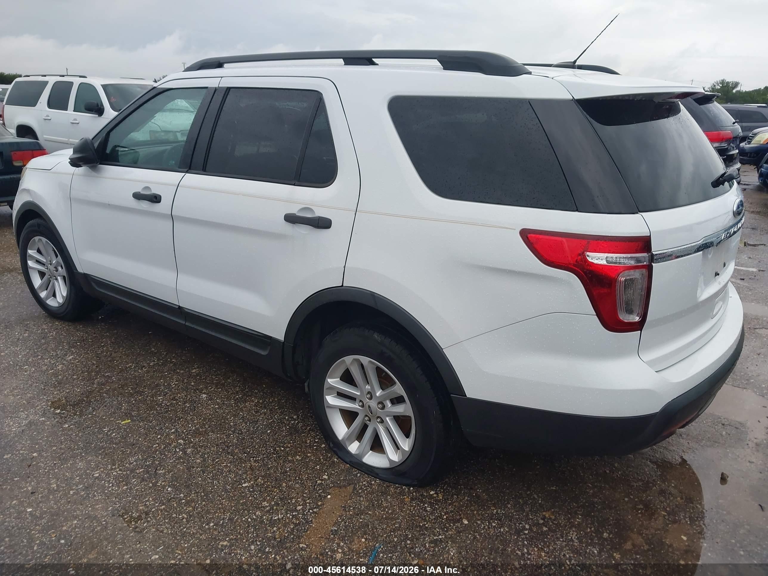 2015 Ford Explorer   White vin: 1FM5K7B83FGA51483