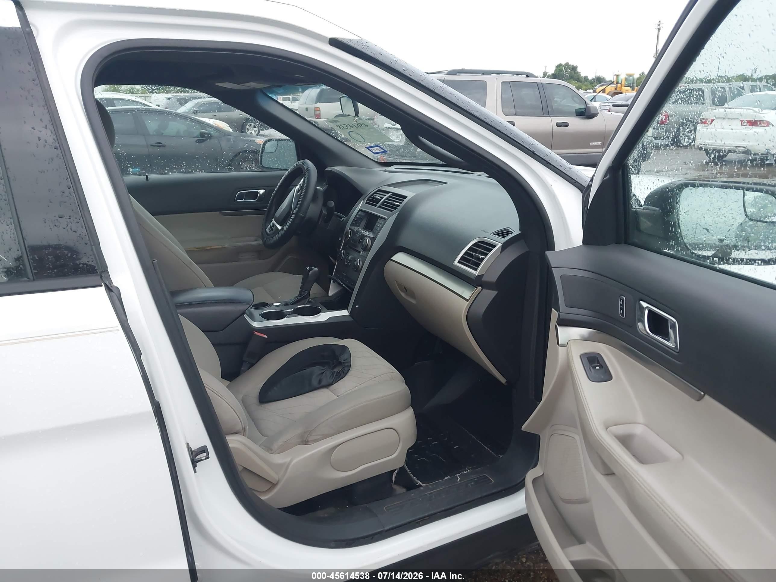 2015 Ford Explorer   White vin: 1FM5K7B83FGA51483