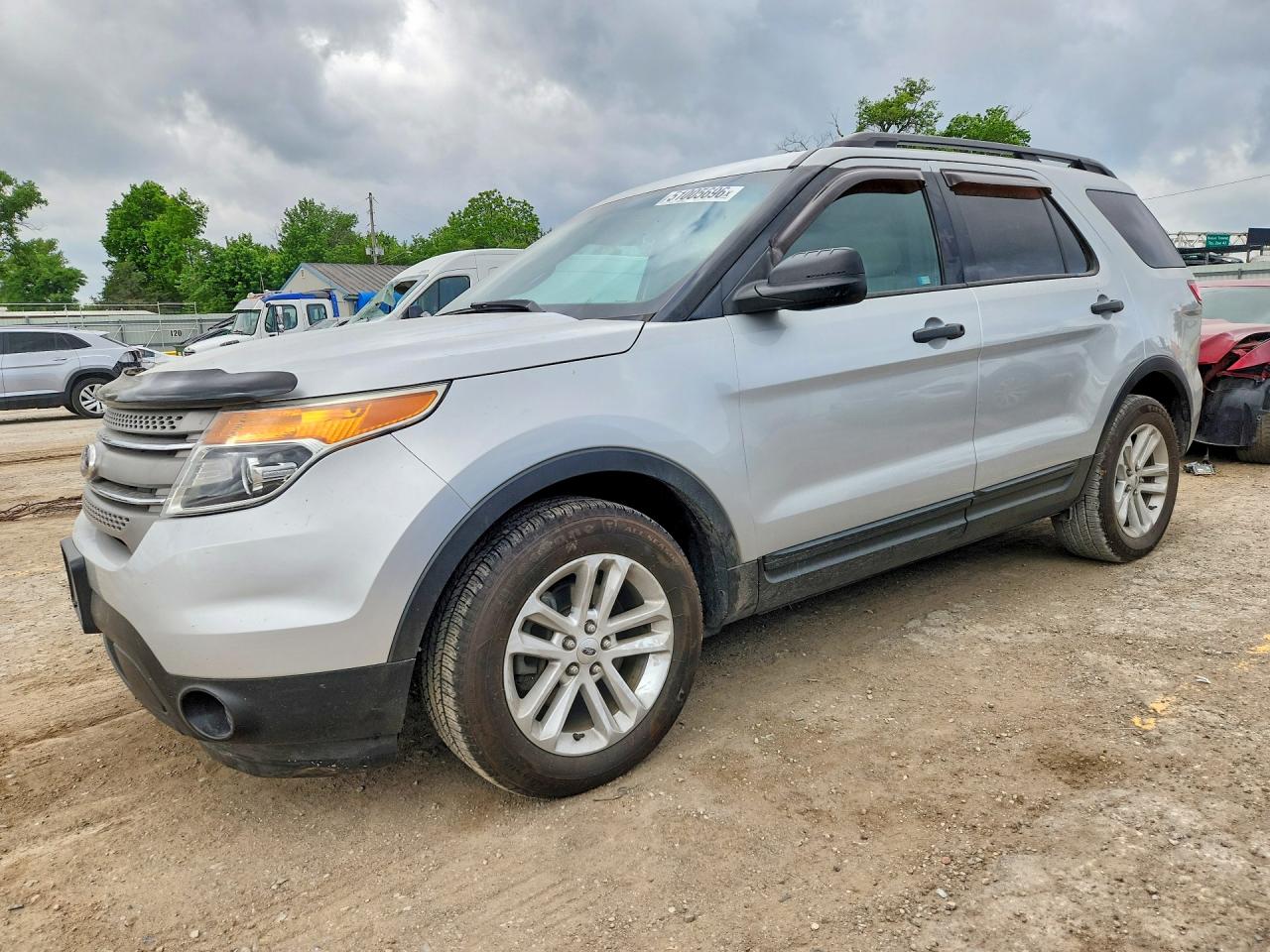 2015 Ford Explorer Xlt Fwd Silver vin: 1FM5K7B83FGA54352