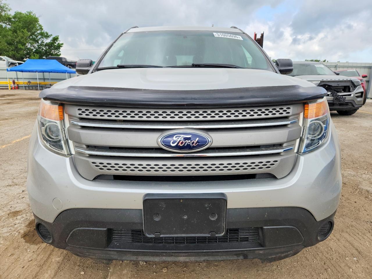 2015 Ford Explorer Xlt Fwd Silver vin: 1FM5K7B83FGA54352