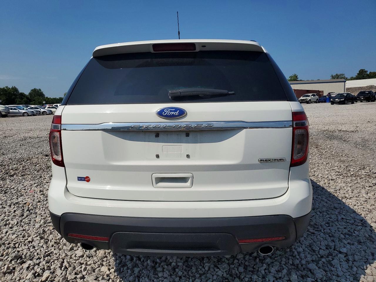 2015 Ford Explorer White vin: 1FM5K7B83FGB06854