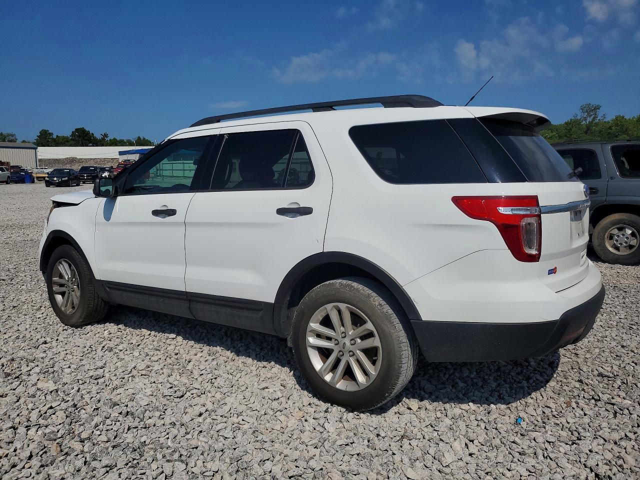 2015 Ford Explorer White vin: 1FM5K7B83FGB06854