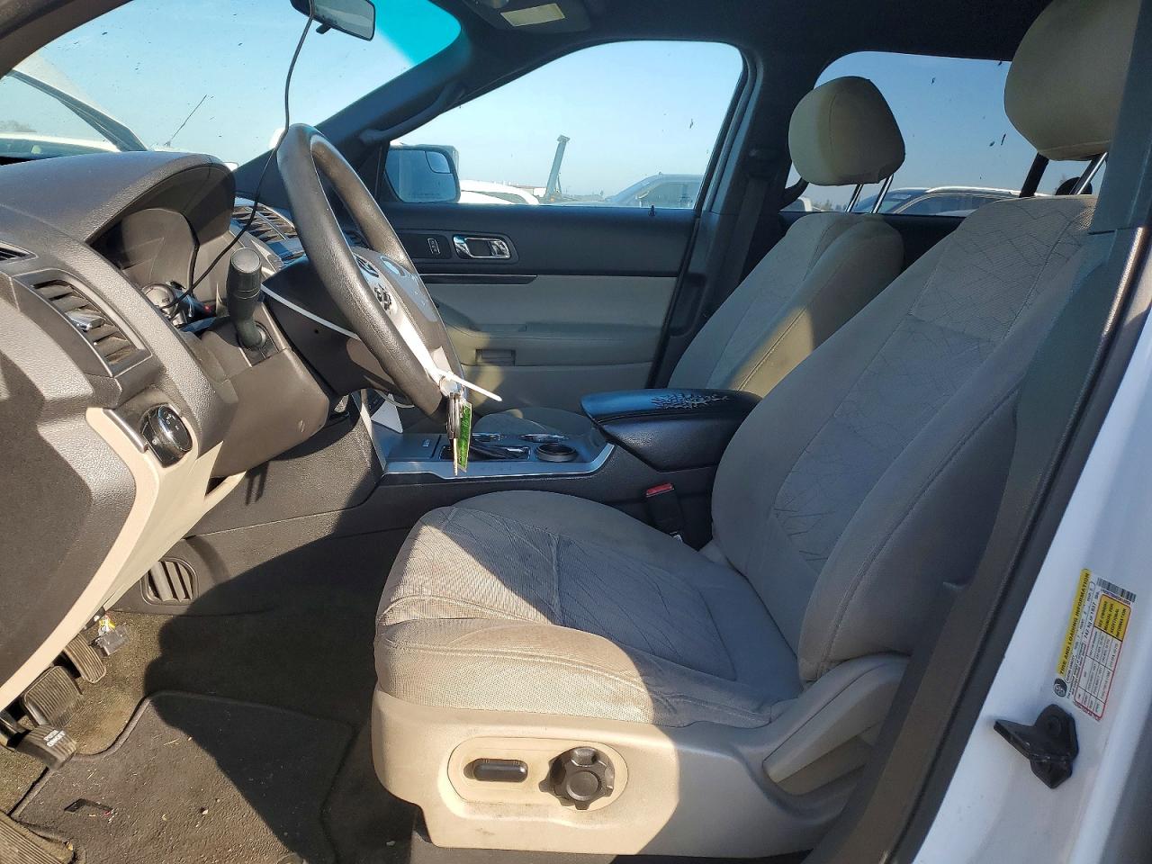 2014 Ford Explorer White vin: 1FM5K7B84EGA18054