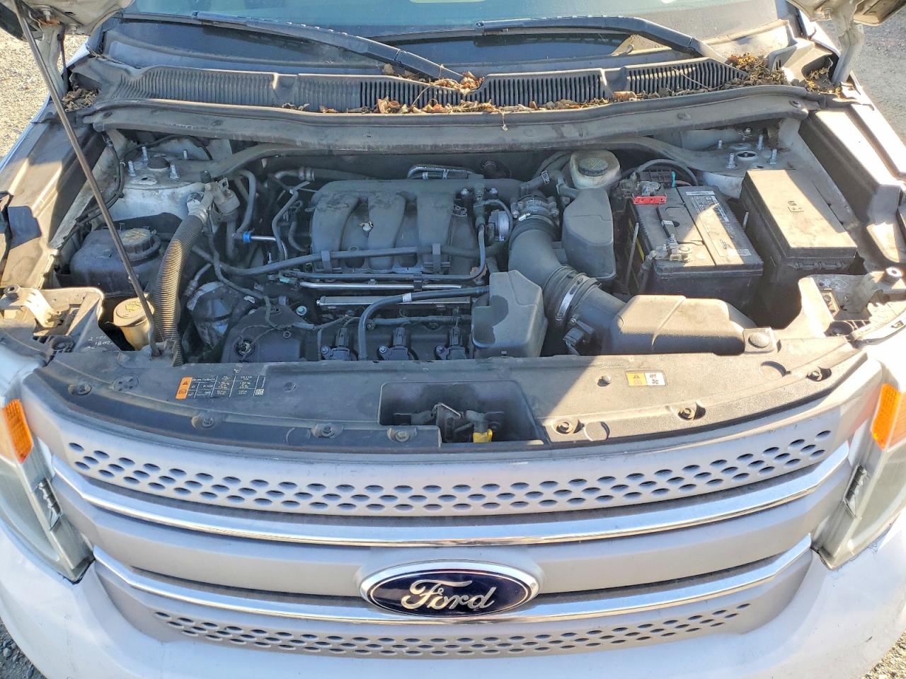 2014 Ford Explorer White vin: 1FM5K7B84EGA18054