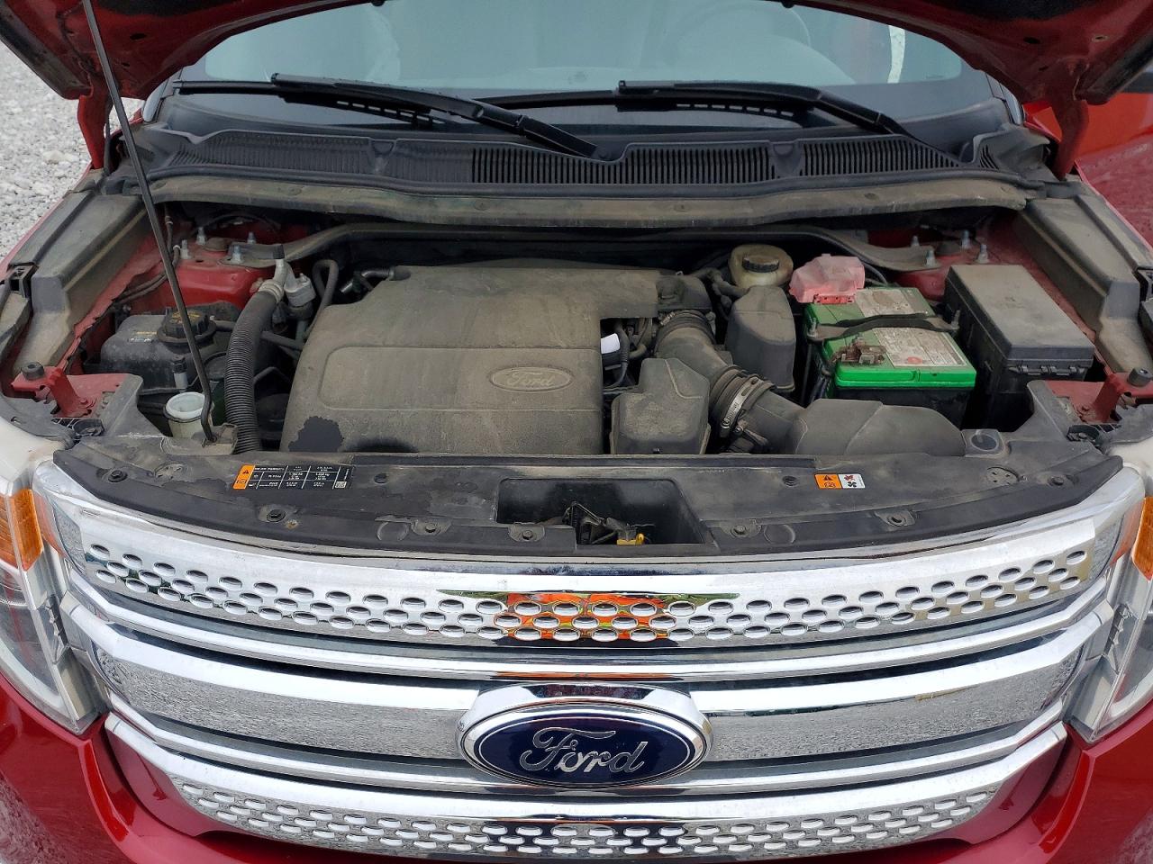 2014 Ford Explorer Красный vin: 1FM5K7B84EGB16632