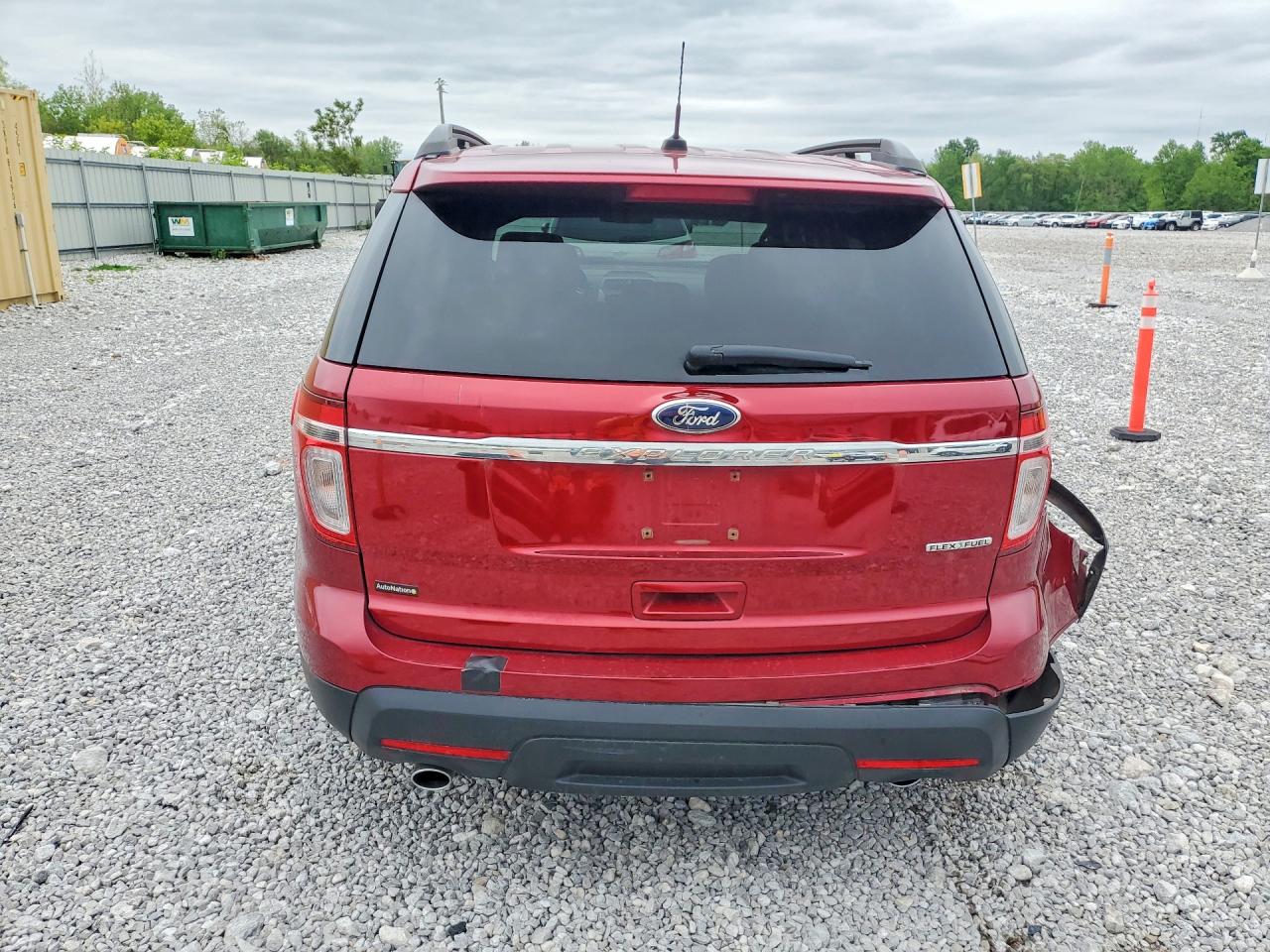 2014 Ford Explorer Красный vin: 1FM5K7B84EGB16632