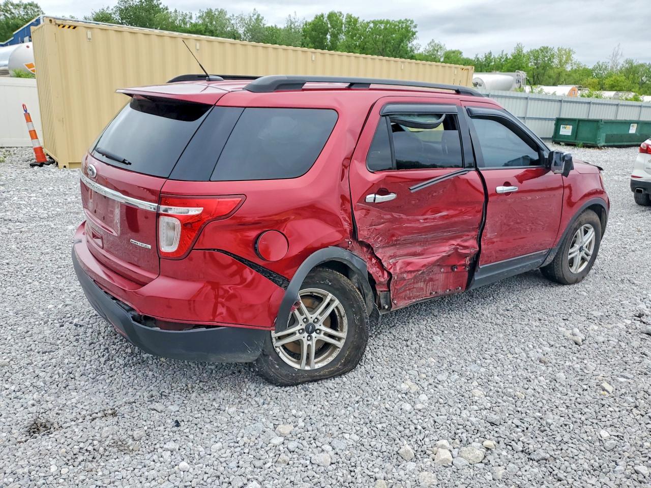 2014 Ford Explorer Красный vin: 1FM5K7B84EGB16632