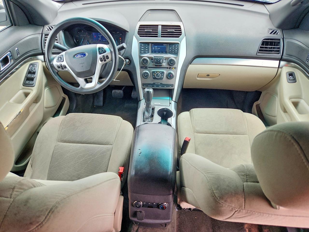 2015 Ford Explorer White vin: 1FM5K7B84FGA07296