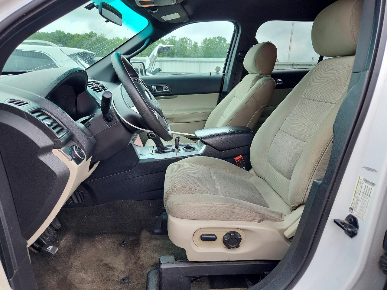 2015 Ford Explorer White vin: 1FM5K7B84FGA07296