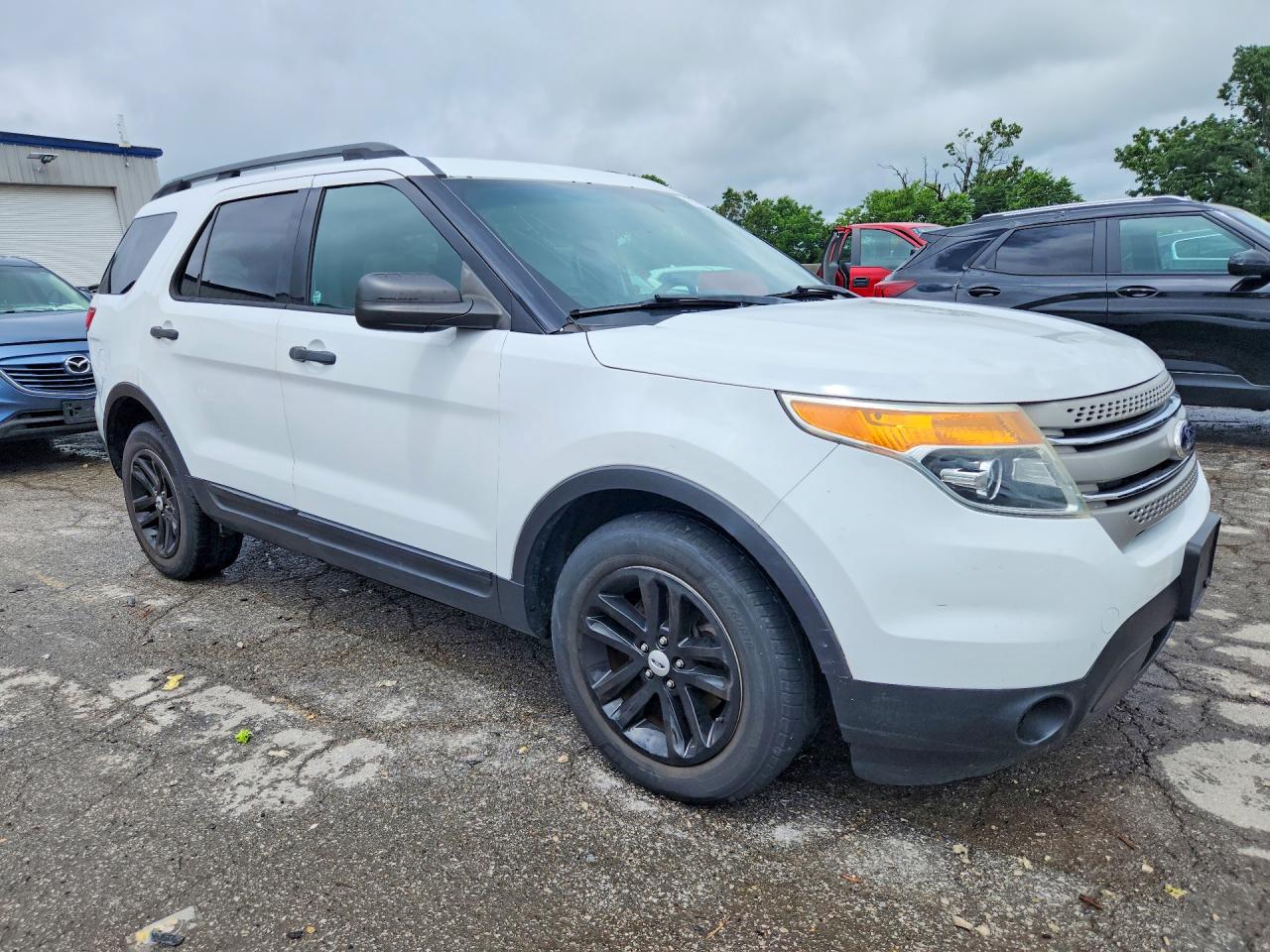 2015 Ford Explorer White vin: 1FM5K7B84FGA07296