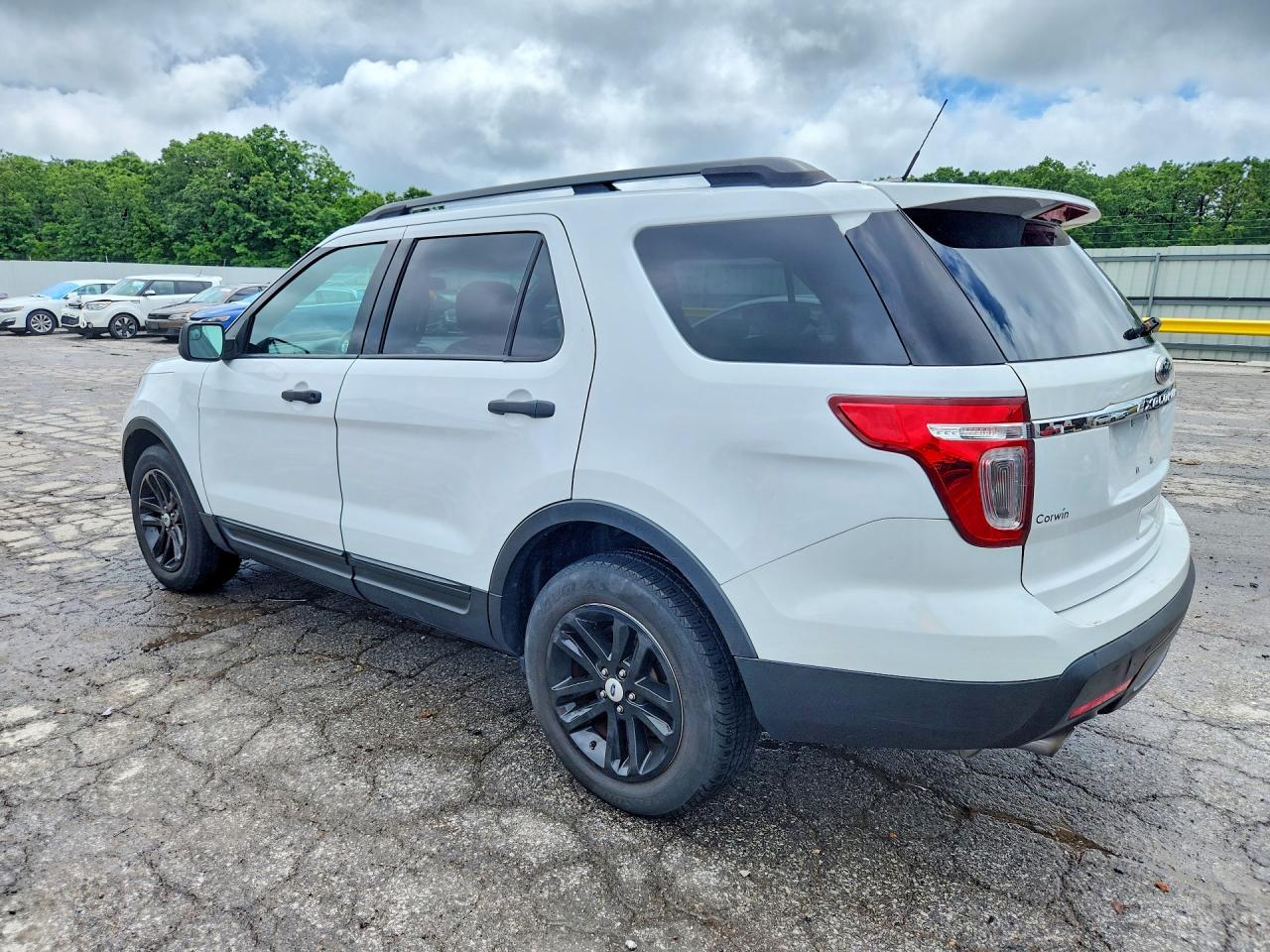 2015 Ford Explorer White vin: 1FM5K7B84FGA07296