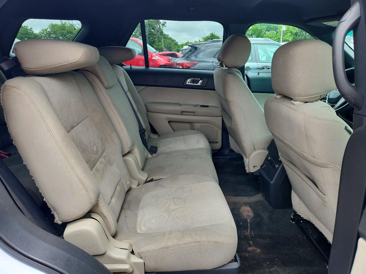 2015 Ford Explorer White vin: 1FM5K7B84FGA07296