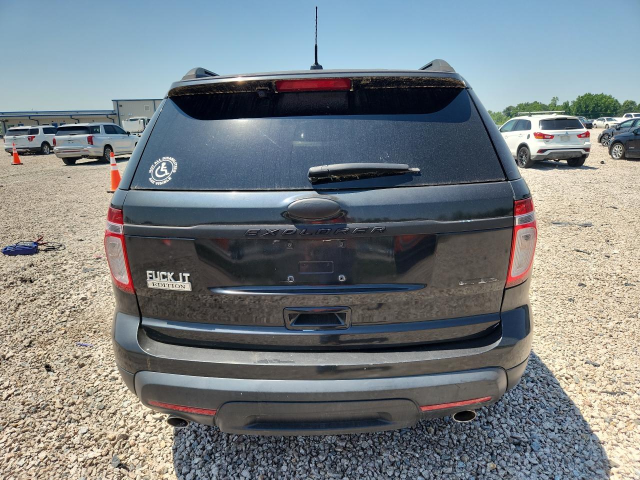 2015 Ford Explorer Black vin: 1FM5K7B84FGA37978