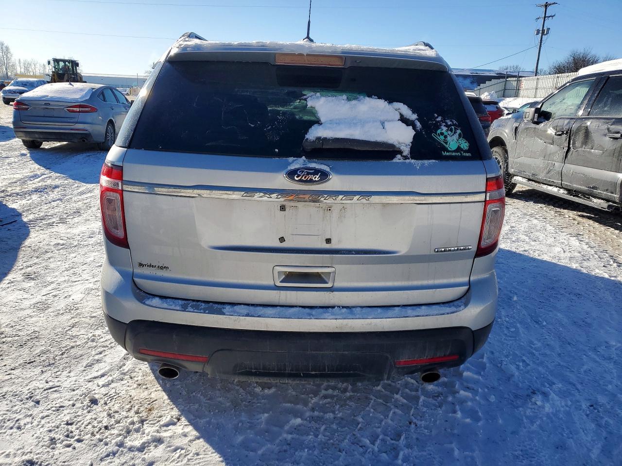 2015 Ford Explorer Silver vin: 1FM5K7B84FGA53081