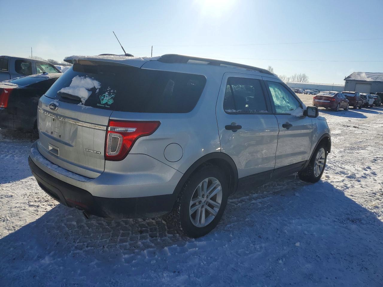 2015 Ford Explorer Silver vin: 1FM5K7B84FGA53081