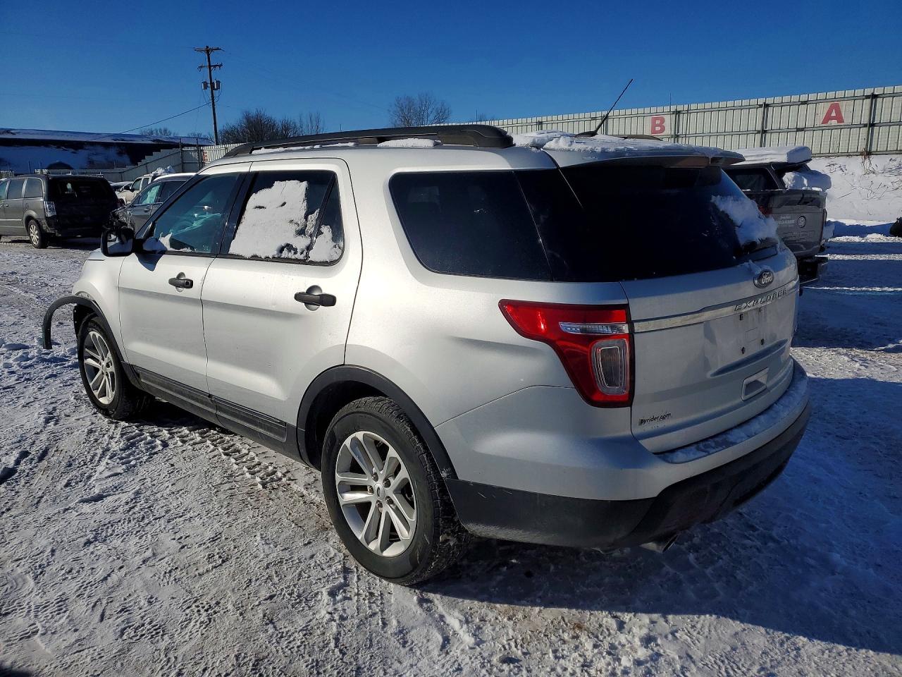 2015 Ford Explorer Silver vin: 1FM5K7B84FGA53081