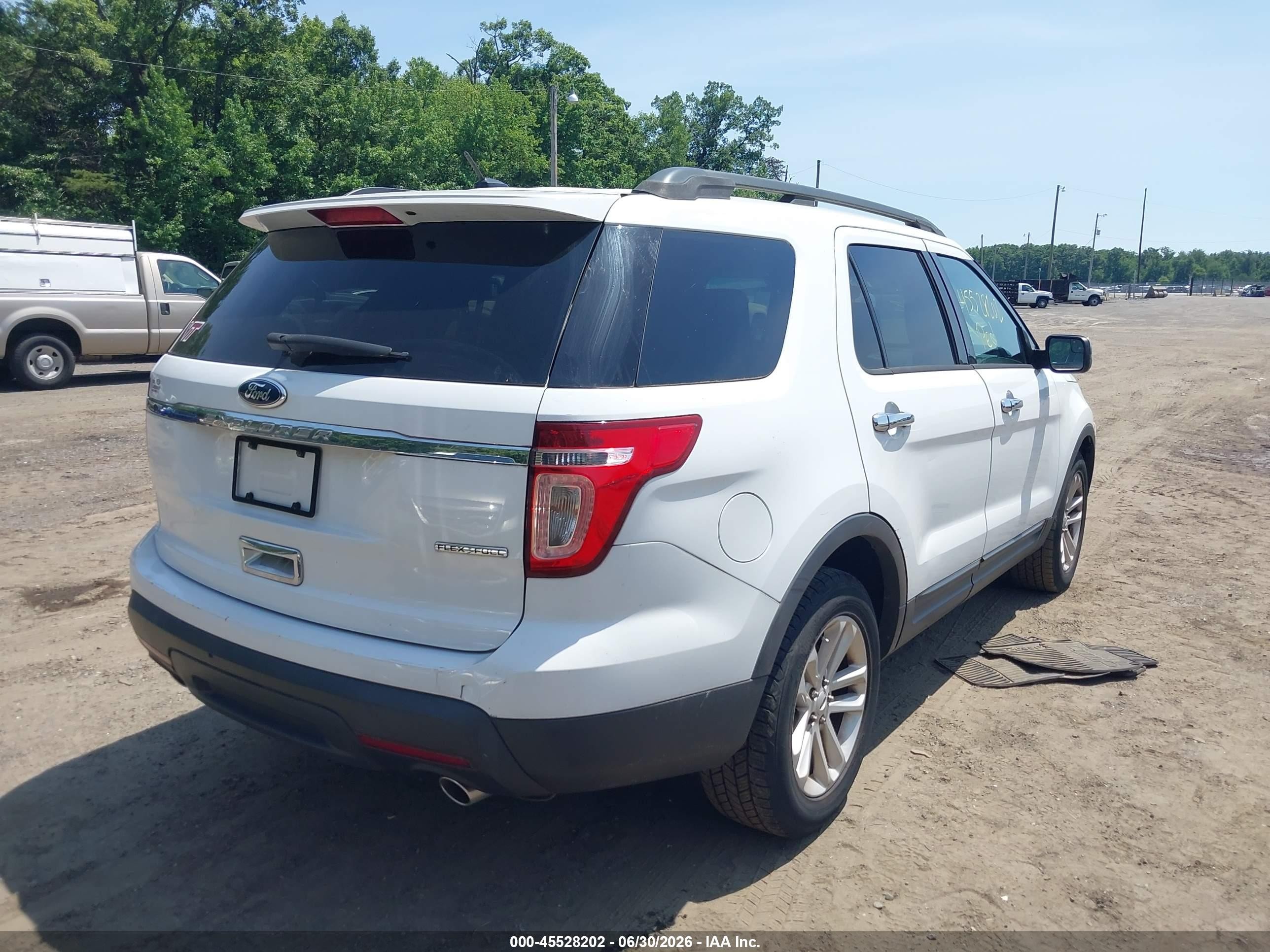 2015 Ford Explorer   White vin: 1FM5K7B84FGC34746